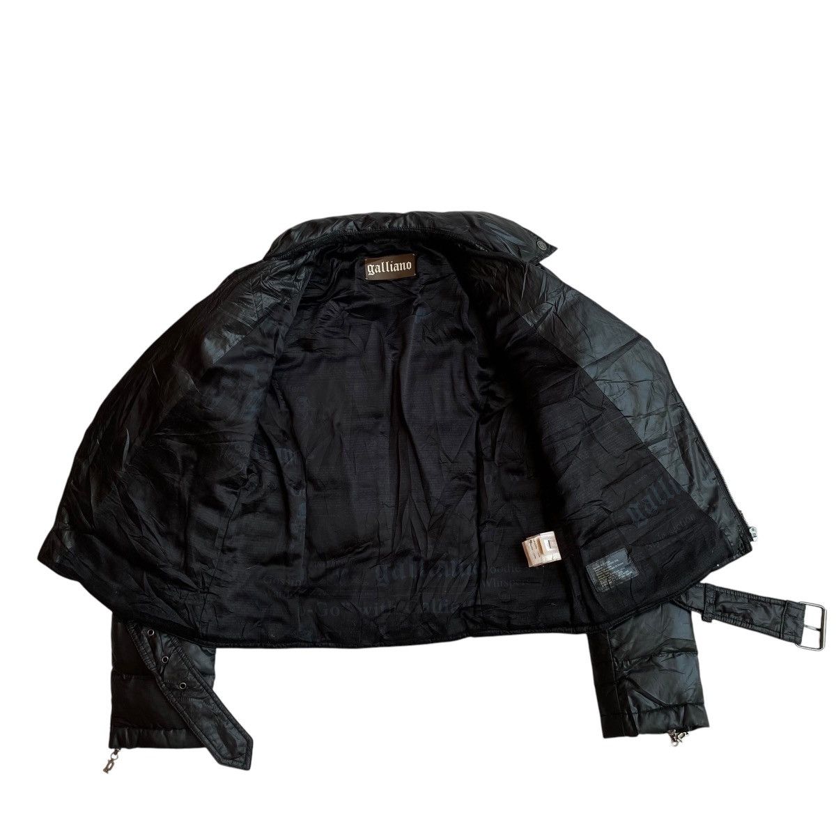 John Galliano Vintage Galliano puffer bikers jacket Size US S / EU 44-46 / 1 - 9 Thumbnail