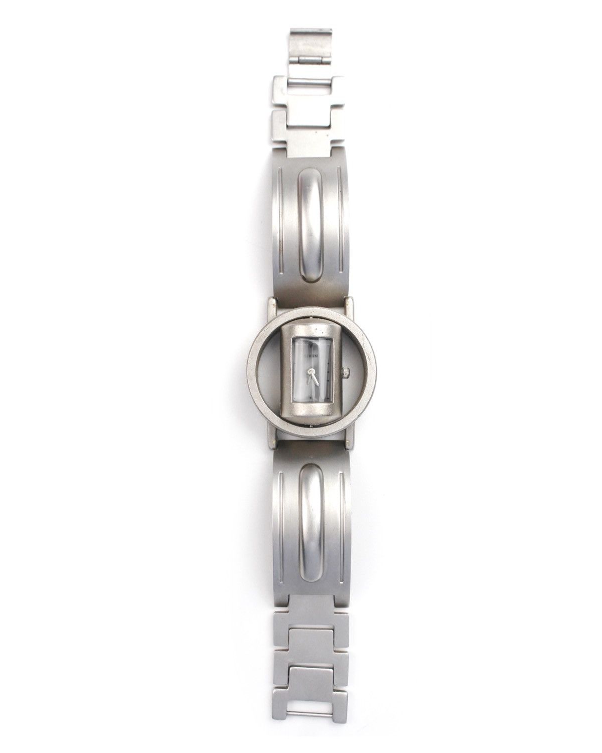 Vintage 1999 STORM LONDON REVOLVER ROTATING CYLINDER SILVER WATCH Size ONE SIZE - 1 Thumbnail