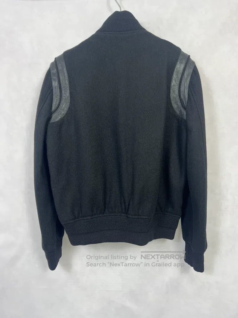 Saint Laurent Paris Saint Laurent Paris Black Warrior Leather Baseball Jacket Size US S / EU 44-46 / 1 - 2 Thumbnail