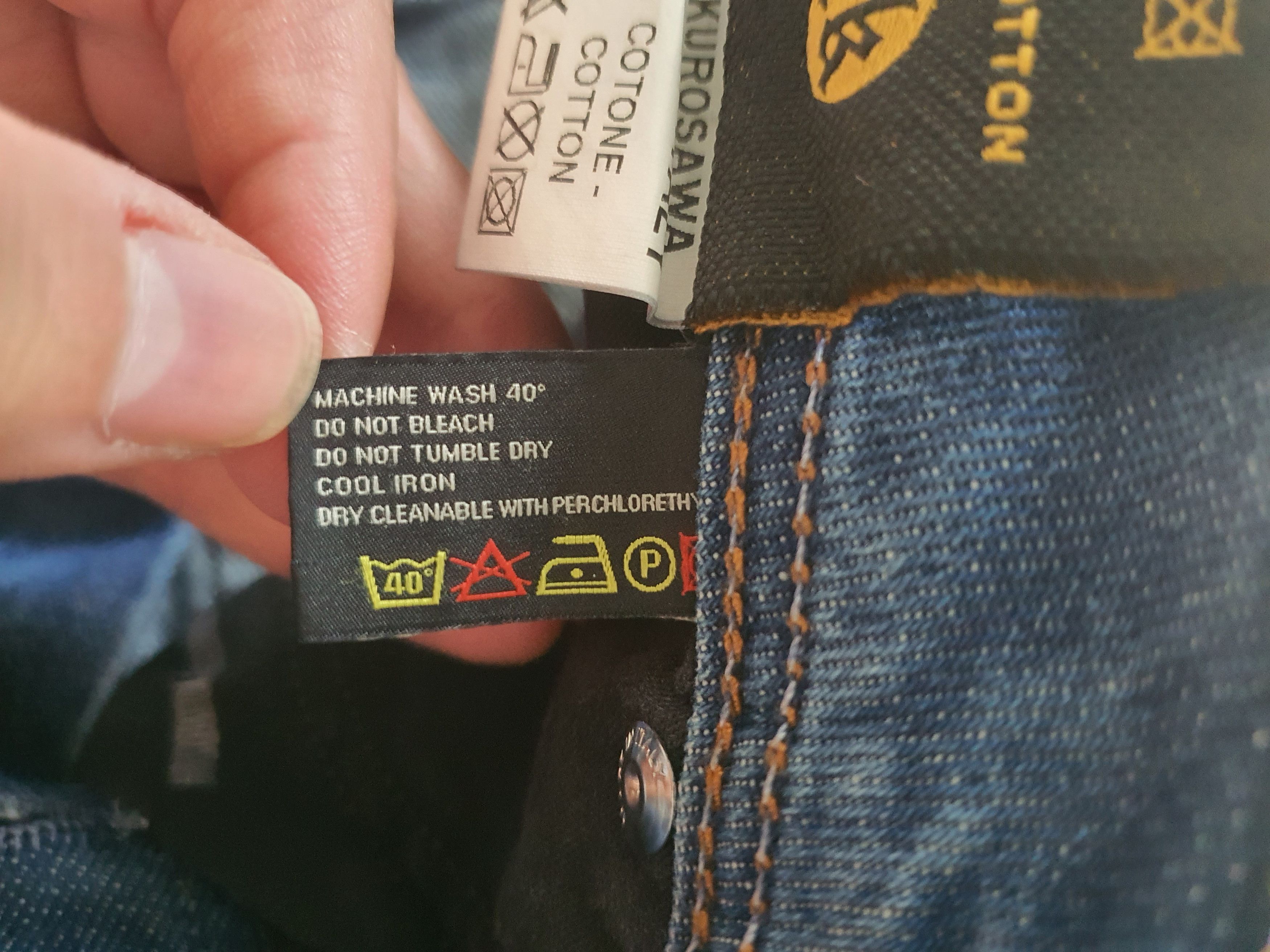 Takeshy Kurosawa Handmade Selvedge Denim Jeans Japanese Fabric - Regular Fit Size US 34 / EU 50 - 8 Thumbnail
