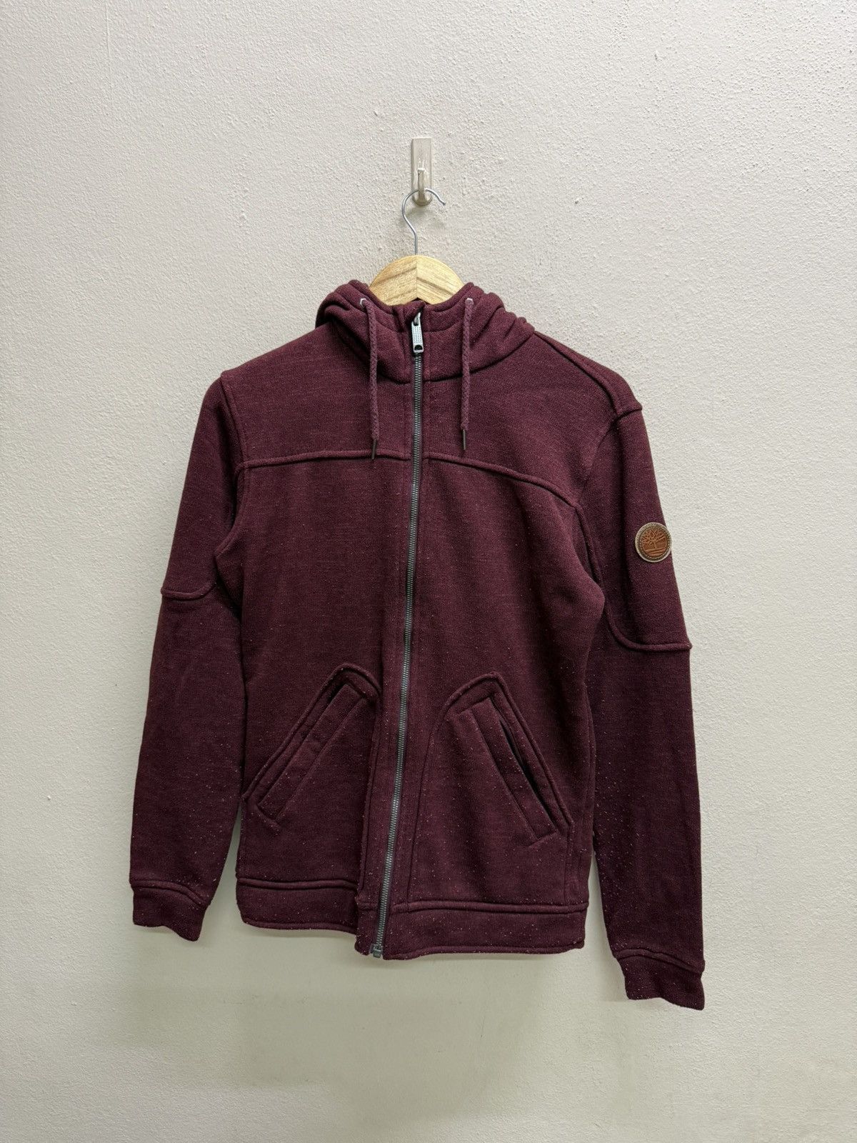 Timberland Timberland Sleeve Patch Logo Knit Zip Up Sweater Hoodie Size US S / EU 44-46 / 1 - 18 Thumbnail