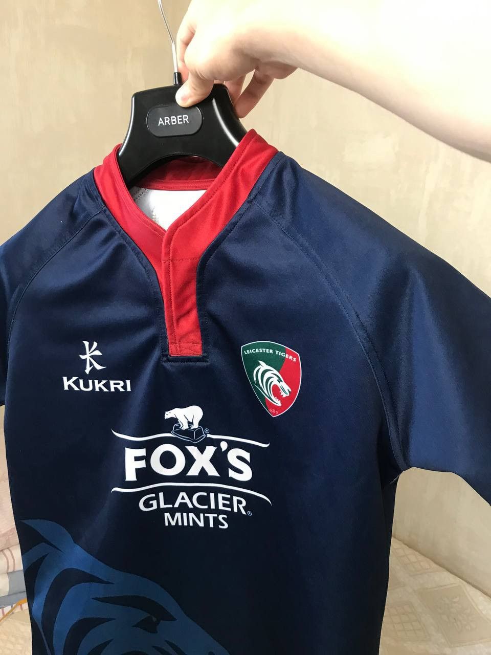 Vintage 🔥 Leicester Tigers Kukri 2018 2019 Jersey Rugby T Shirt Size US S / EU 44-46 / 1 - 6 Thumbnail