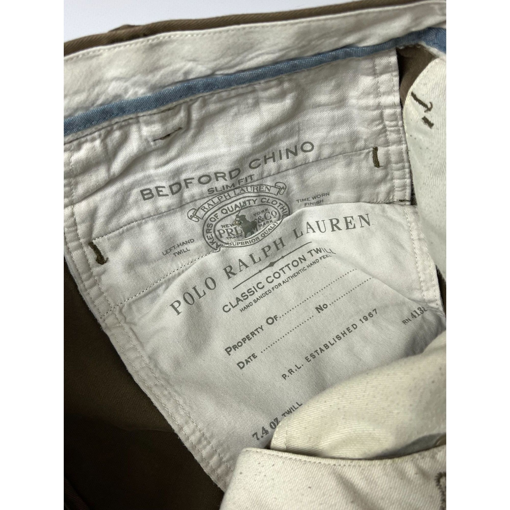 Polo Ralph Lauren Polo Ralph Lauren Mens Slim Fit Bedford Chino Pants Size US 38 / EU 54 - 5 Thumbnail
