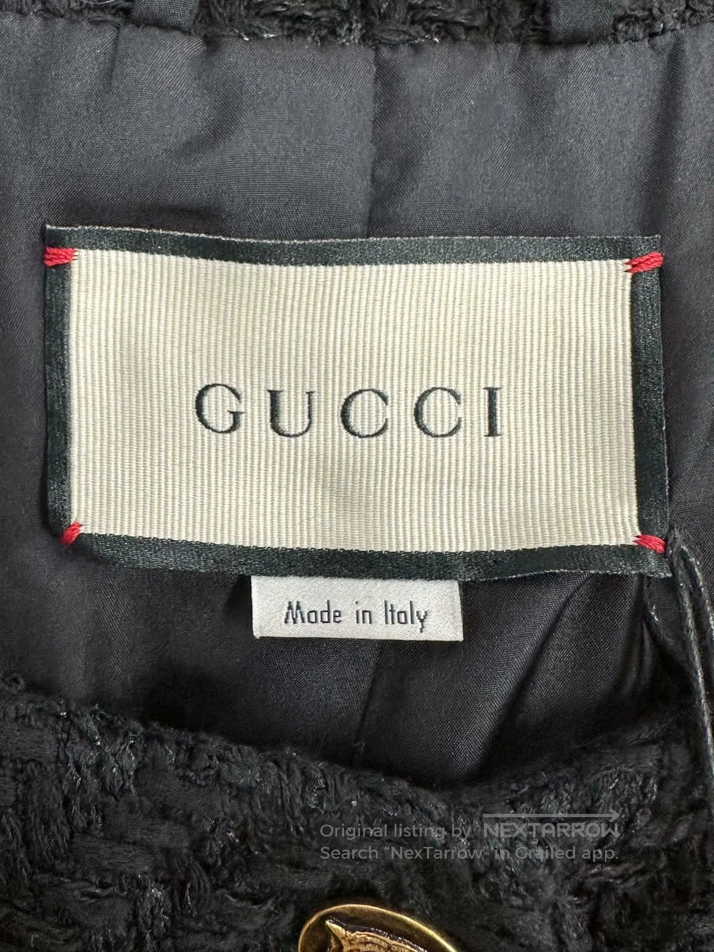 Gucci Guicci Yellow Weave Tweed Casual Cardigan Jacket| Size M / US 6-8 / IT 42-44 - 3 Thumbnail