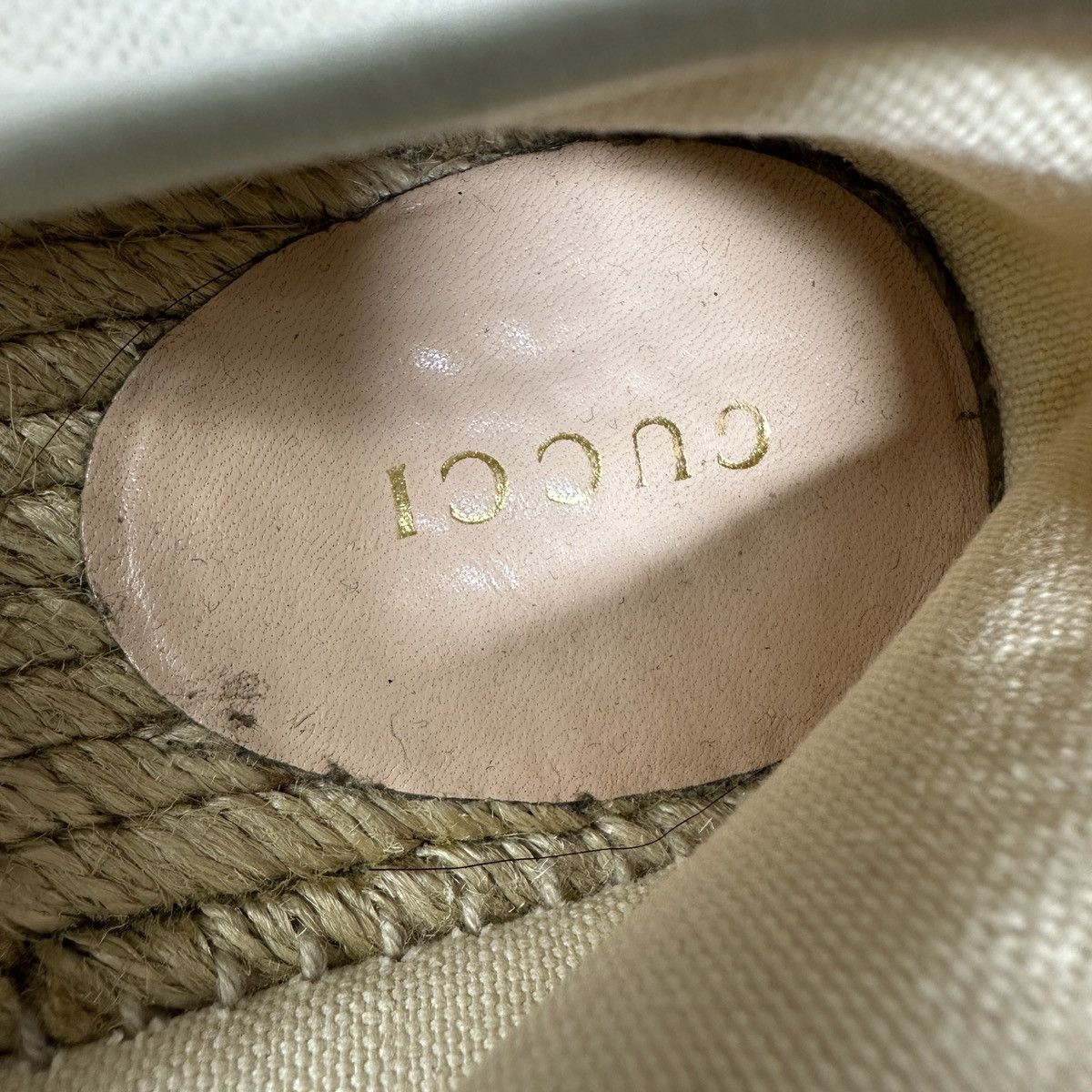 Gucci gucci espadrilles logo platformm Size US 8 / IT 38 - 5 Thumbnail