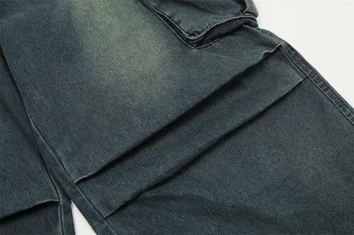 VIBE Men's American street style multi-pocket cargo jeans Size US 32 / EU 48 - 5 Thumbnail