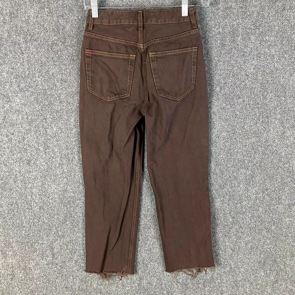 Bdg BDG Mom Capris Jeans Women's 24 Denim Cotton Zipper Fly Size 24" / US 00 / IT 34 - 6 Thumbnail