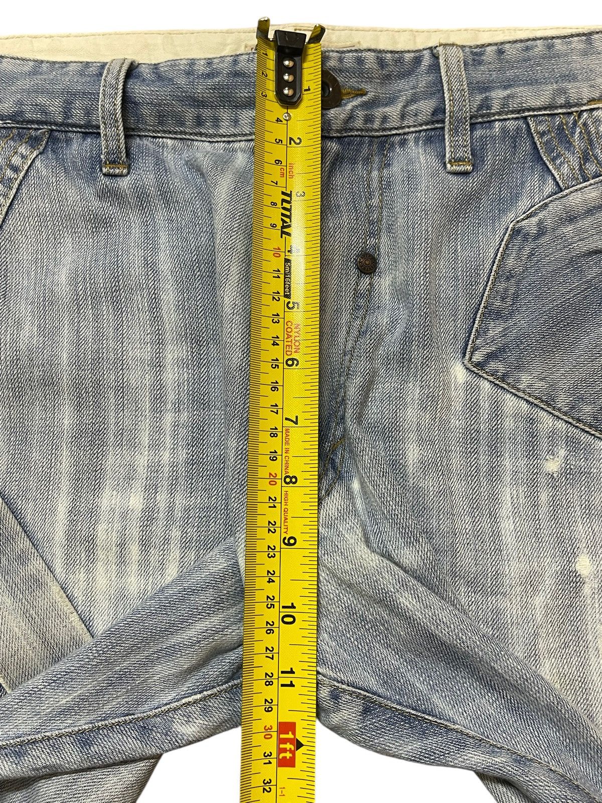 Avirex Vintage Avirex Blue Faded Wash Tactical Style Baggy Jeans Size US 36 / EU 52 - 15 Thumbnail