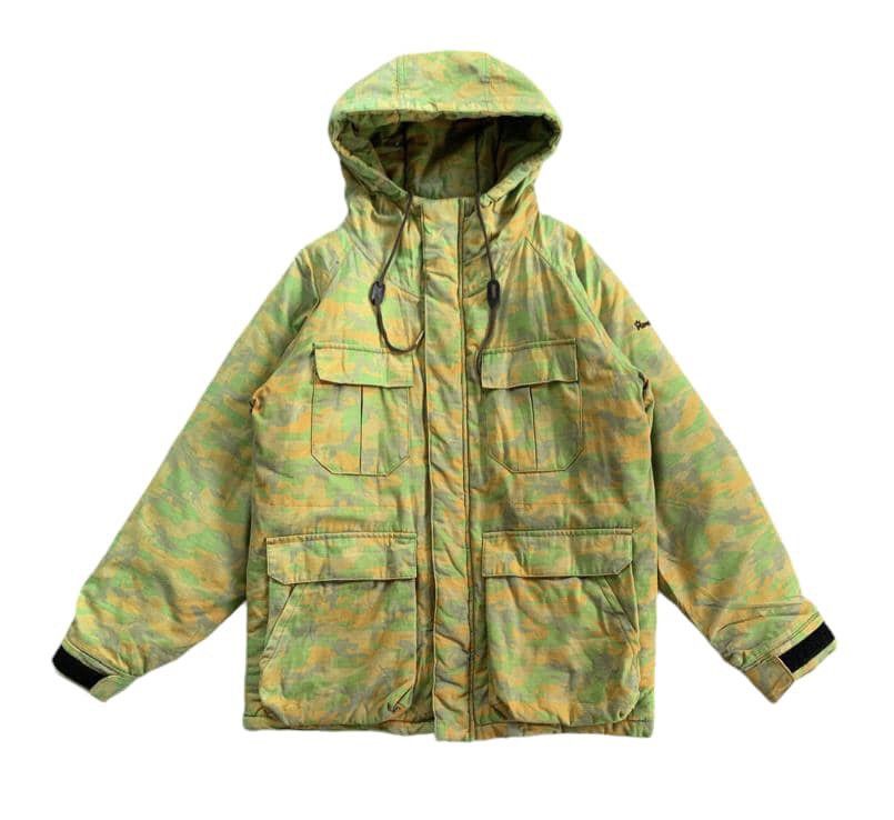 Japanese Brand Kriff Mayor Camo Fire Wood World Wide Camp Jacket Hooded Size US S / EU 44-46 / 1 - 1 Thumbnail