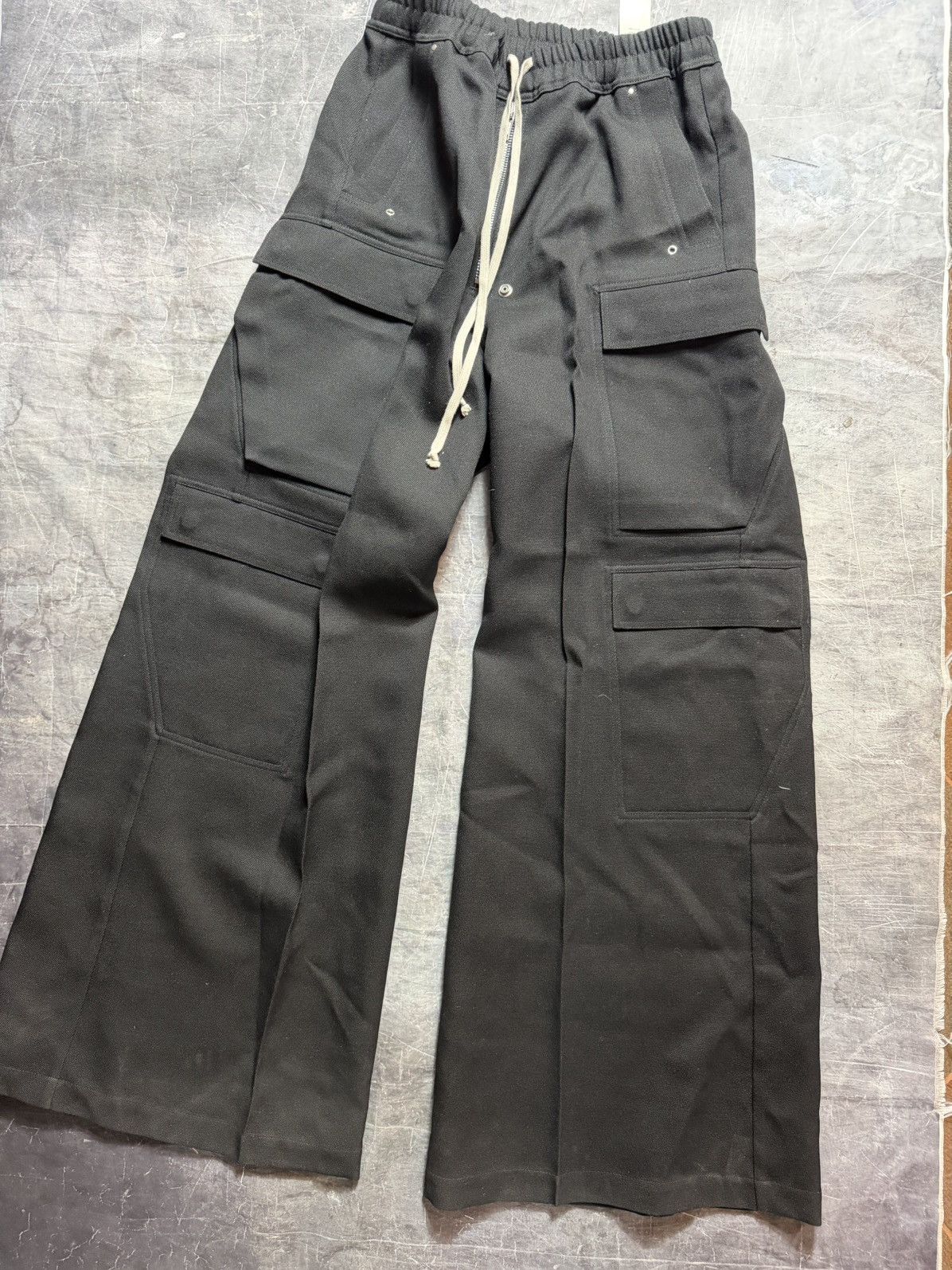 Rick Owens Rick Owens Wool Cargobelas 'Black' Size US 34 / EU 50 - 1 Thumbnail