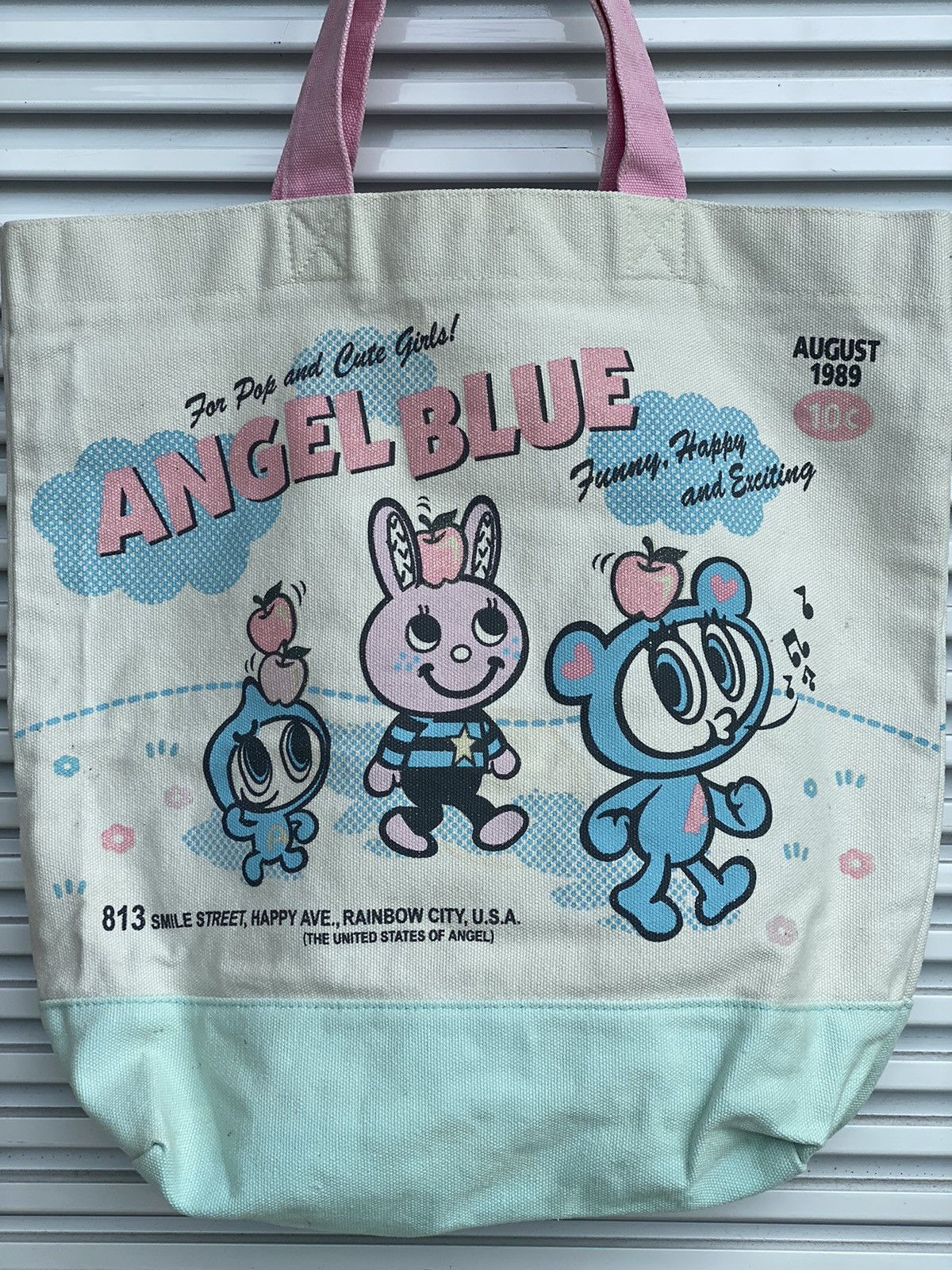 Angel Blue Vintage Angle Blue Hysteric Tote Bag / Travis Flacko Scott Size ONE SIZE - 6 Thumbnail