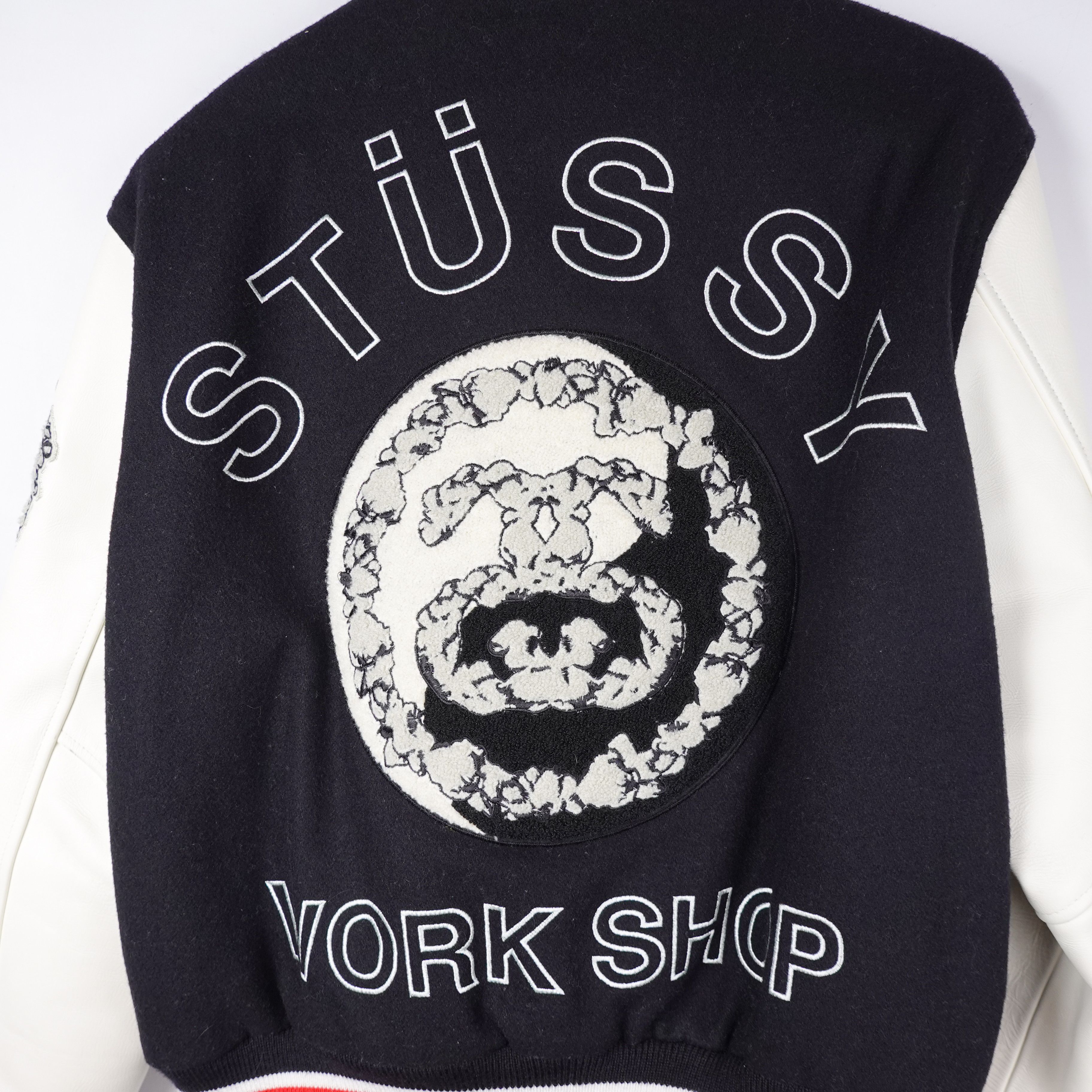 DENIM TEARS × Our Legacy × Stussy Stussy Denim Tears Our Legacy TTL Varsity Jacket - Size S Size US S / EU 44-46 / 1 - 3 Thumbnail