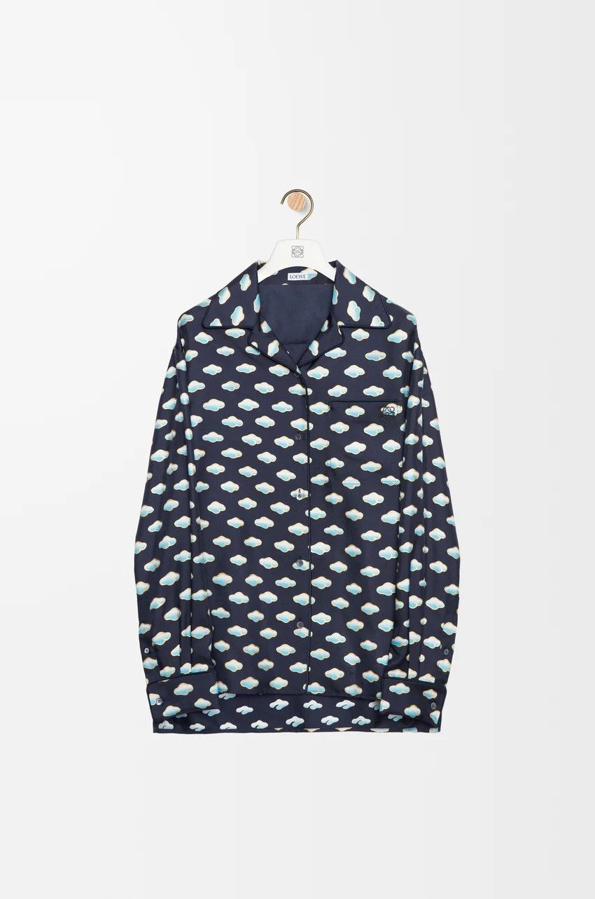 Loewe o1loc1c0525 Blouses in Navy/ Blue Size XXS / US 00 / IT 34 - 1 Thumbnail