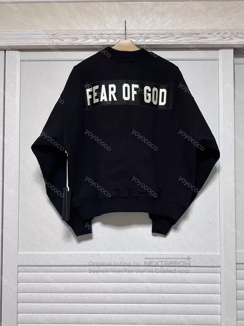 Fear of God Fear of God 5th nameplate slogan on the back of the sweats Size US S / EU 44-46 / 1 - 1 Thumbnail