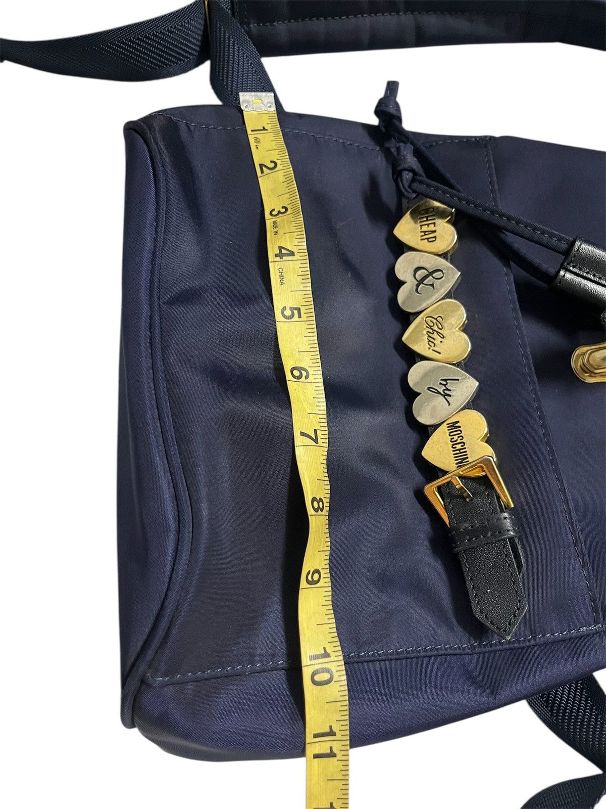 Moschino Vtg Mochino Backpack Navy Blue Size ONE SIZE - 9 Thumbnail