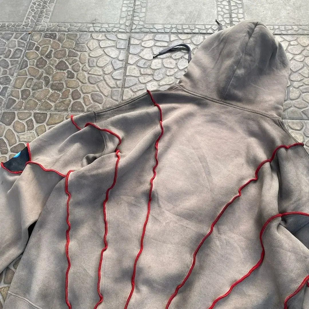 Anime × Japanese Brand Patchwork Devil Eye Hoodie Size US M / EU 48-50 / 2 - 4 Thumbnail