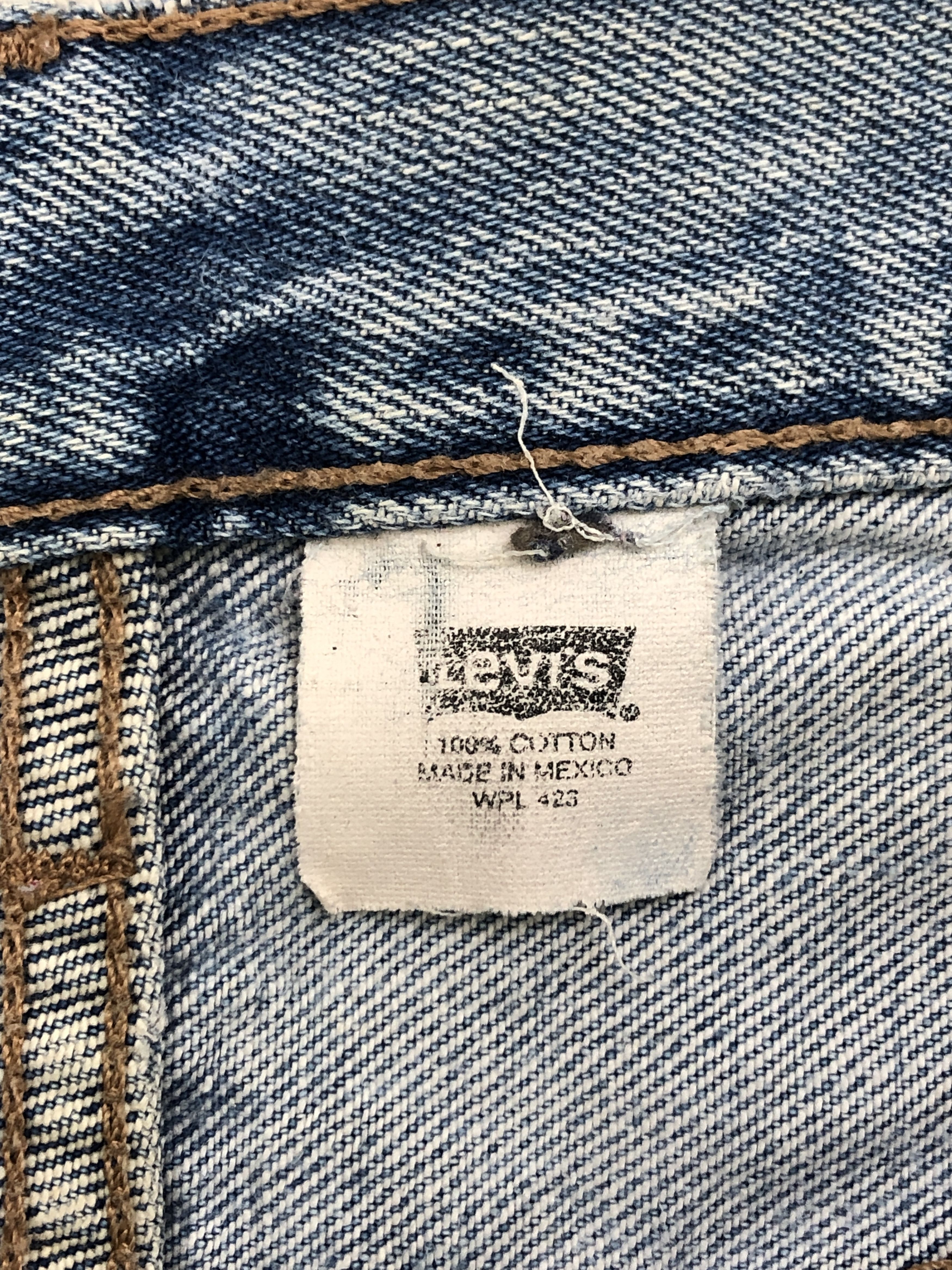 Levi's × Vintage Vintage 90s Levis 501 Light Blue Washed Jeans Size US 28 / EU 44 - 9 Thumbnail