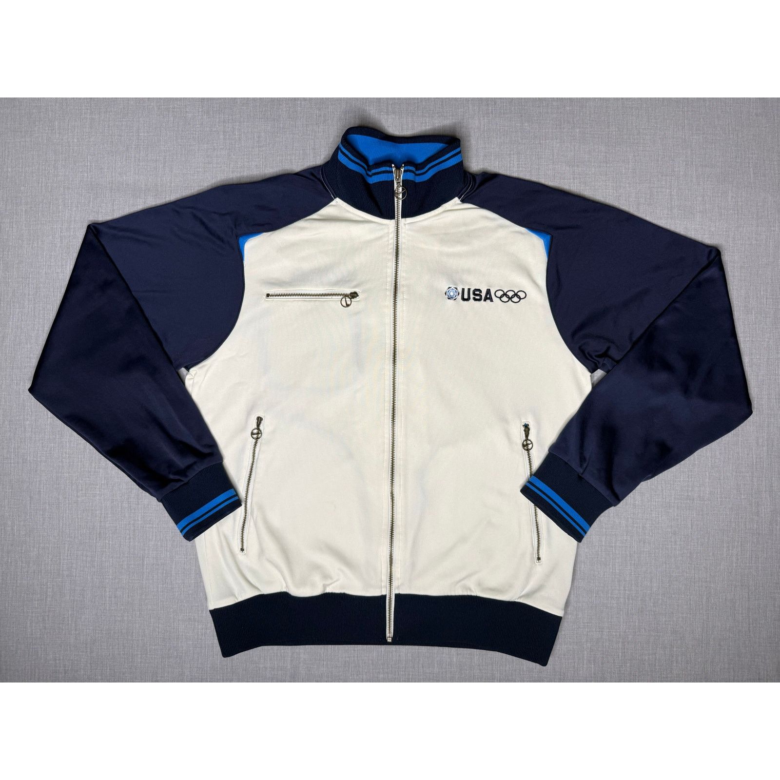 Nike Vintage Nike 2006 Torino Olympics Track Jacket Medium Size US M / EU 48-50 / 2 - 1 Thumbnail