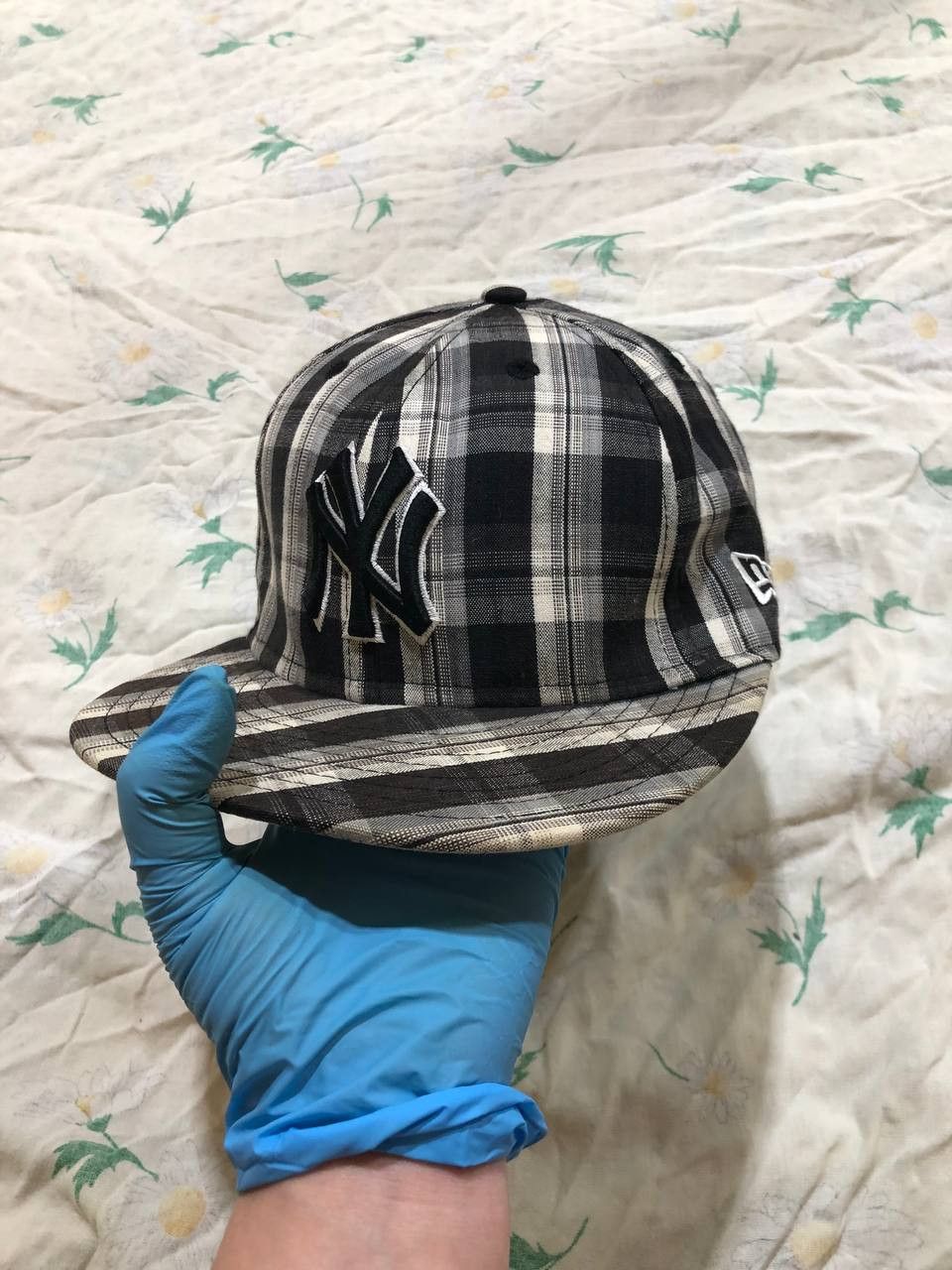 New Era Retro New Era New York NY Yankees Plaid Fitted Hat Size ONE SIZE - 2 Thumbnail