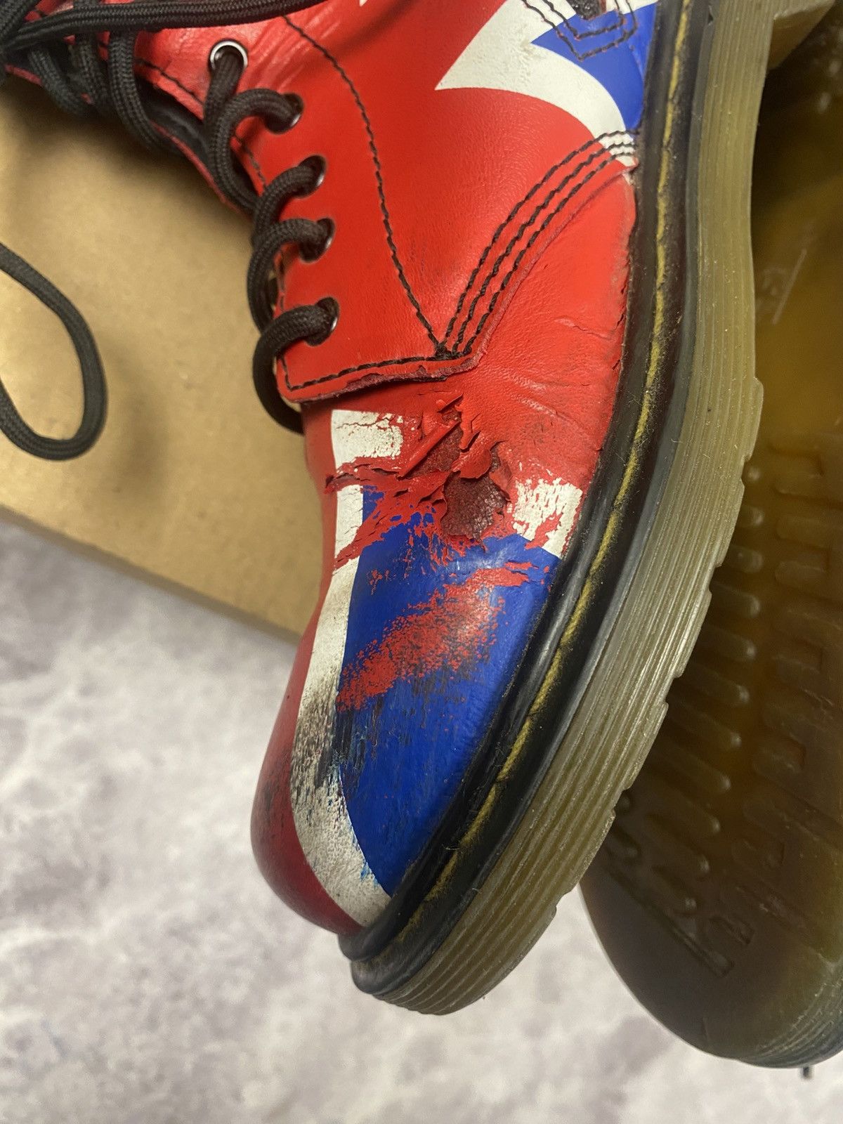 Dr. Martens Dr.Martens British Flag Rare Boots Y2K Size US 6 / IT 36 - 14 Thumbnail