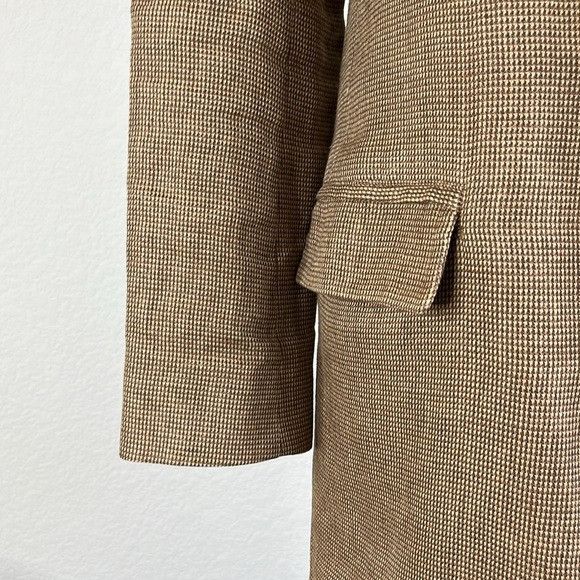 A.P.C. A.P.C. Car Tweed Hounstooh Classic Brown Blazer Caot Jacket Size US XS / EU 42 / 0 - 3 Thumbnail