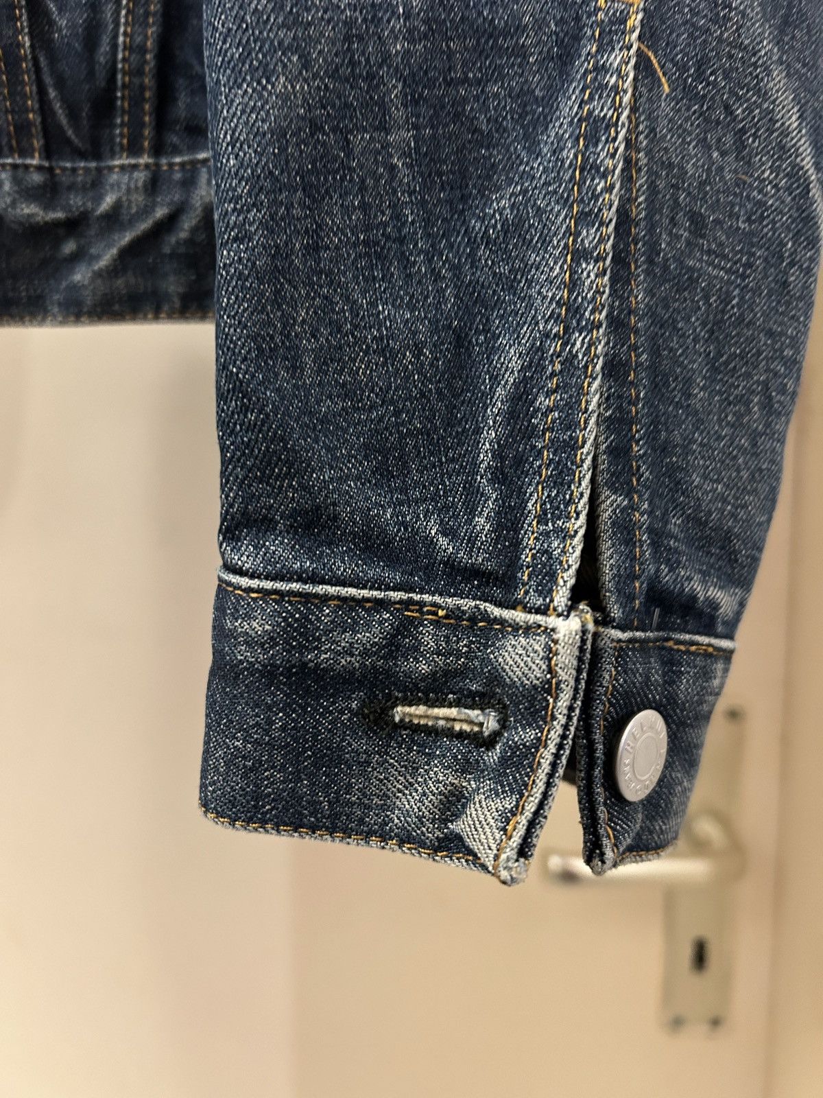 Helmut Lang 1999 raw denim type 3 trucker jacket Size US S / EU 44-46 / 1 - 8 Thumbnail