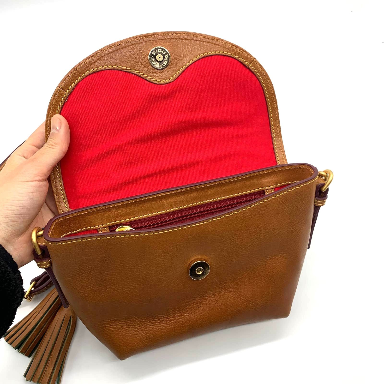 Dooney & Bourke Dooney & Bourke Saddle Crossbody Bag Florentine Leather Size ONE SIZE - 3 Thumbnail