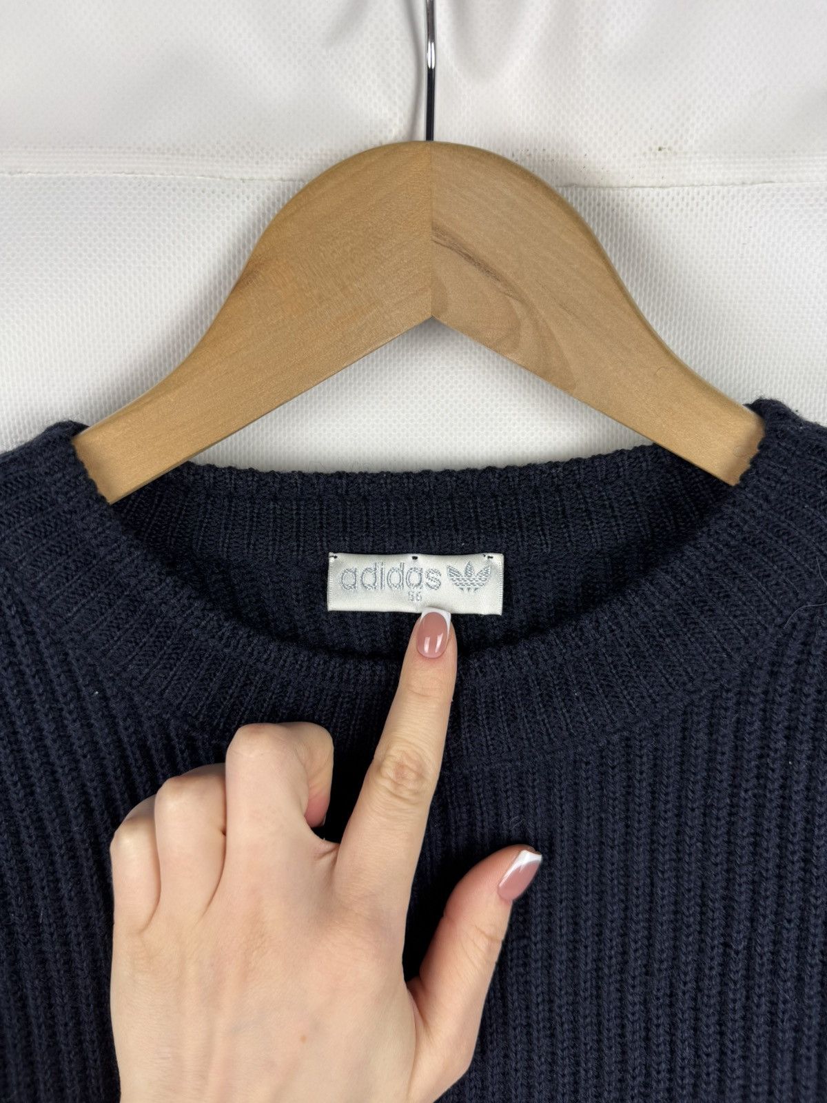 Adidas Adidas Vintage Wool / Acrylic Knitted Sweater Pullover Size US XL / EU 56 / 4 - 9 Thumbnail