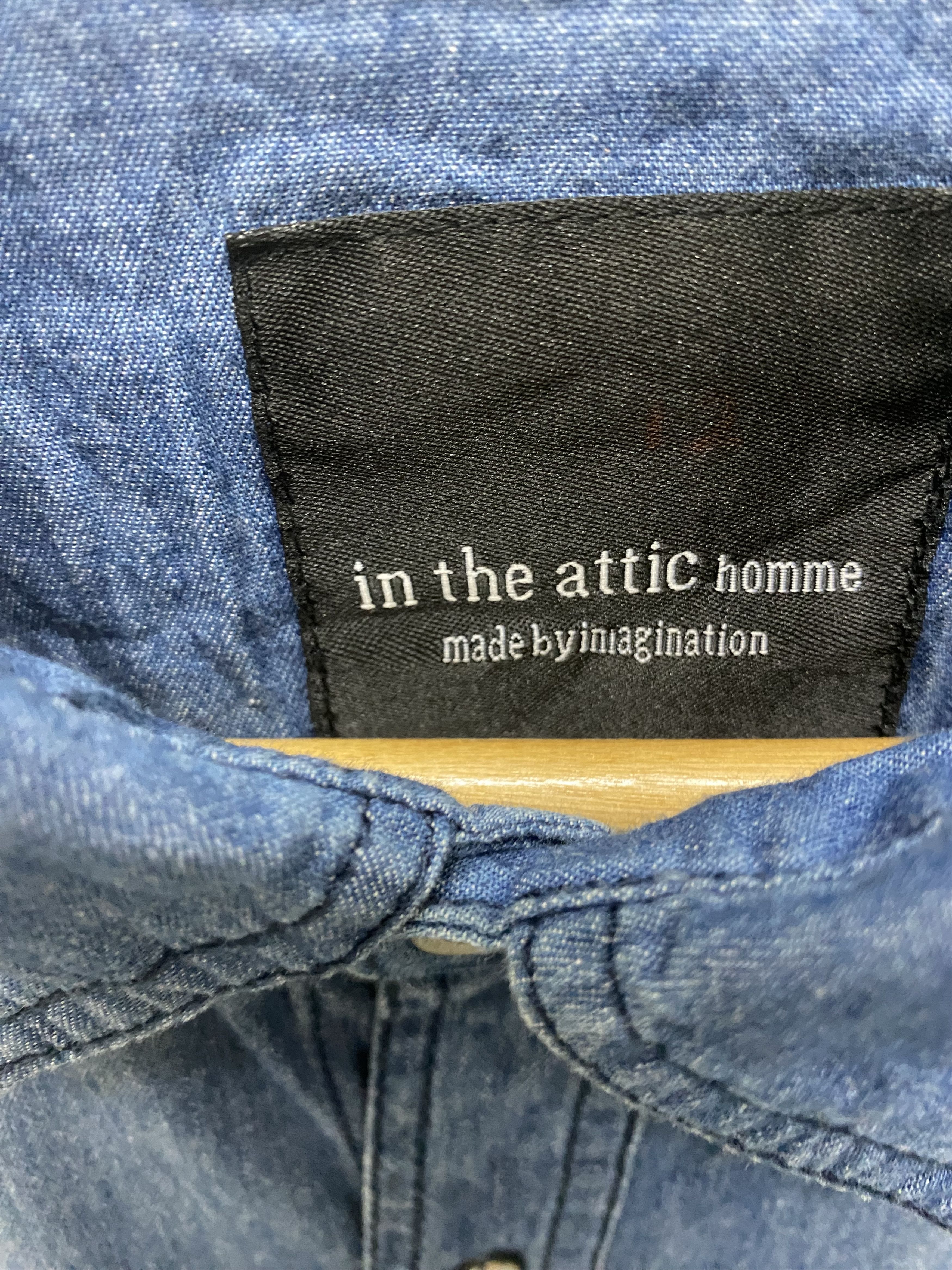 In The Attic In The Attic Denim Shirt Rude Gunshot Size US L / EU 52-54 / 3 - 4 Thumbnail