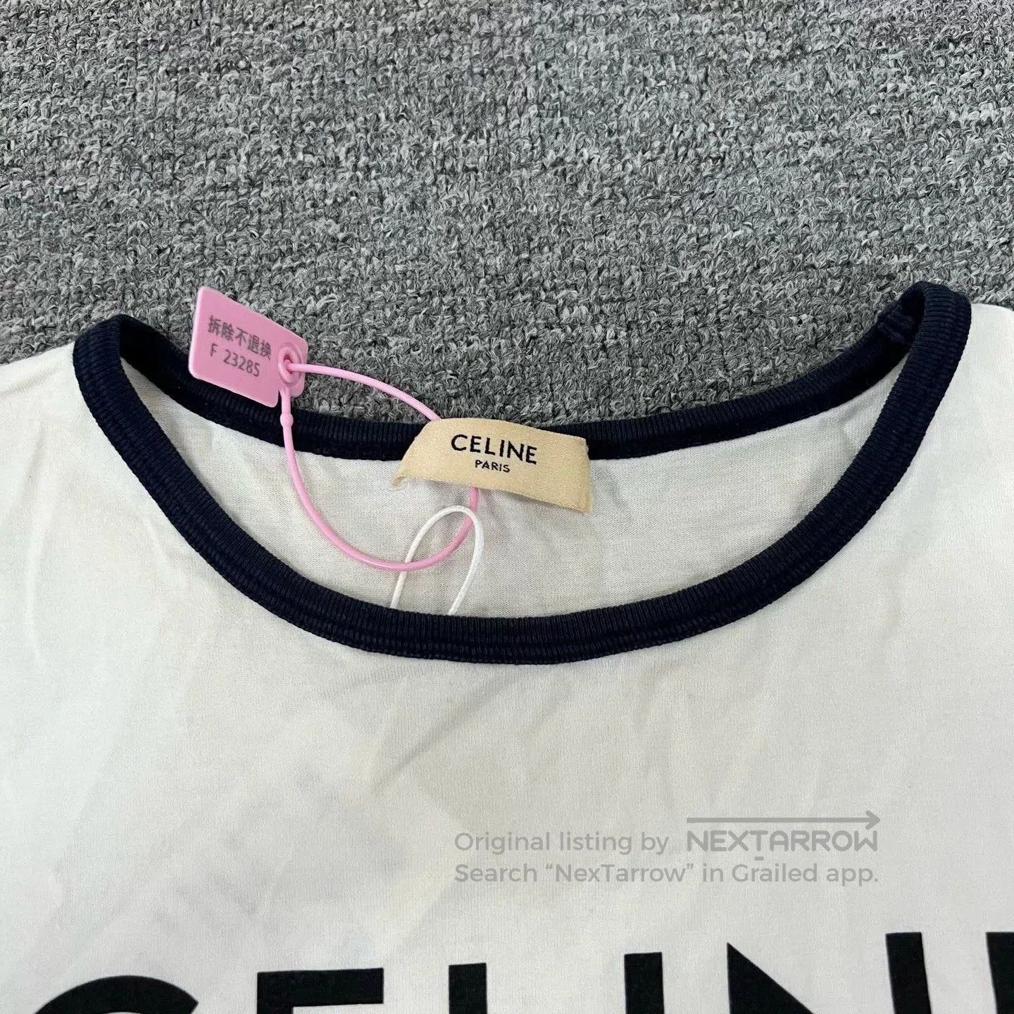 Celine Celine White Triomphe Short. Size S / US 4 / IT 40 - 4 Thumbnail
