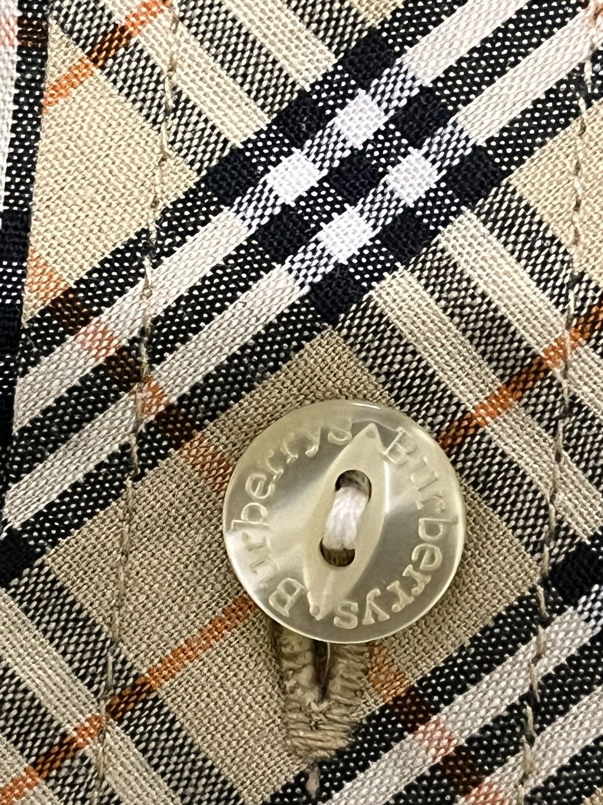 Burberry × Vintage Vintage 80s burberry nova check shirt Size US S / EU 44-46 / 1 - 6 Thumbnail