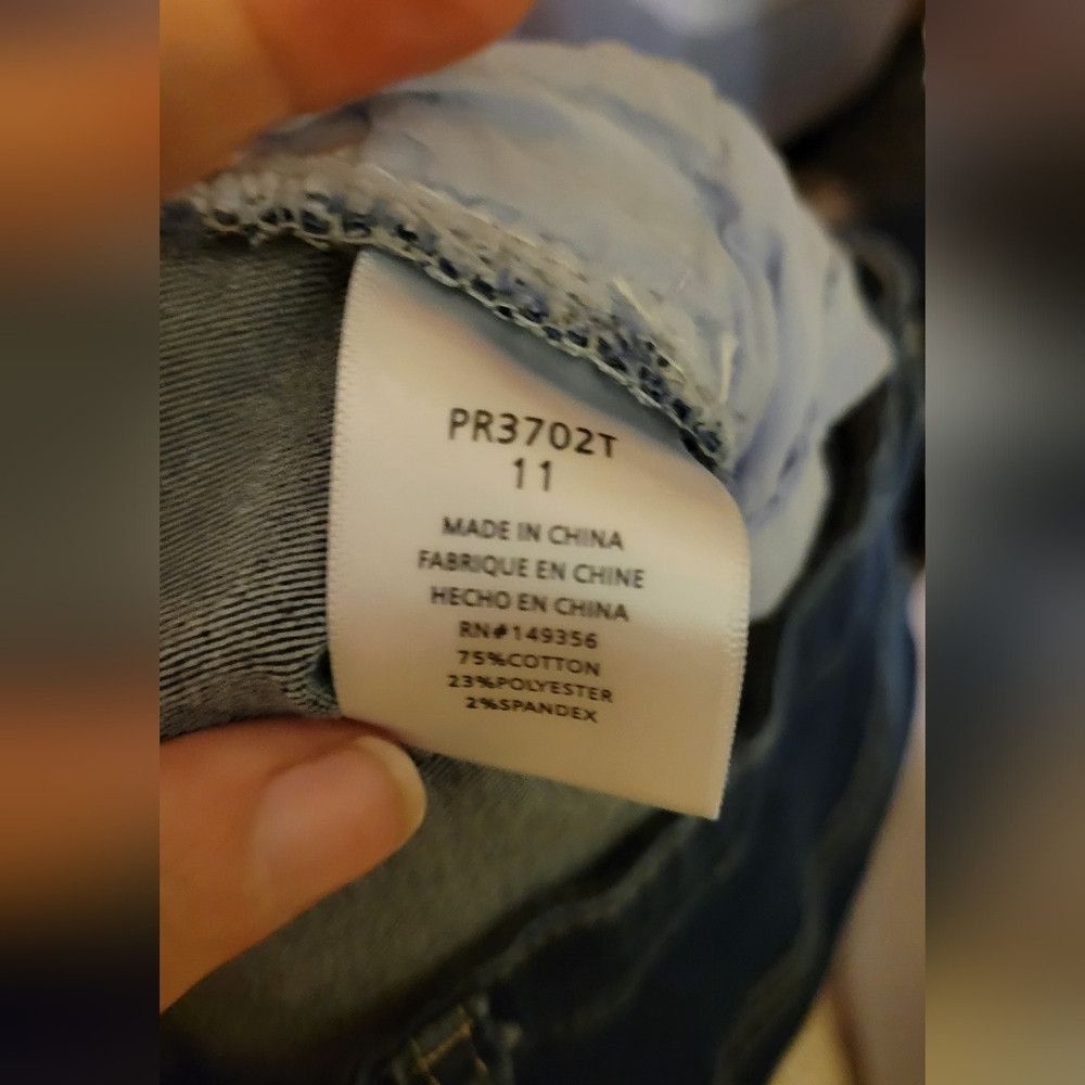 Other Blue Turtle Size 11 Denim Jeans Skinny Stretch Jeans Size 32" / US 10 / IT 46 - 6 Thumbnail