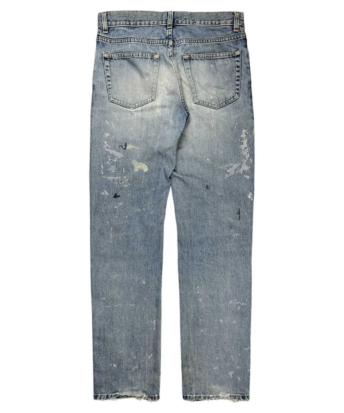 Helmut Lang SS98 Helmut Lang Vintage Faded Painter Denim Jeans Size US 31 - 3 Thumbnail