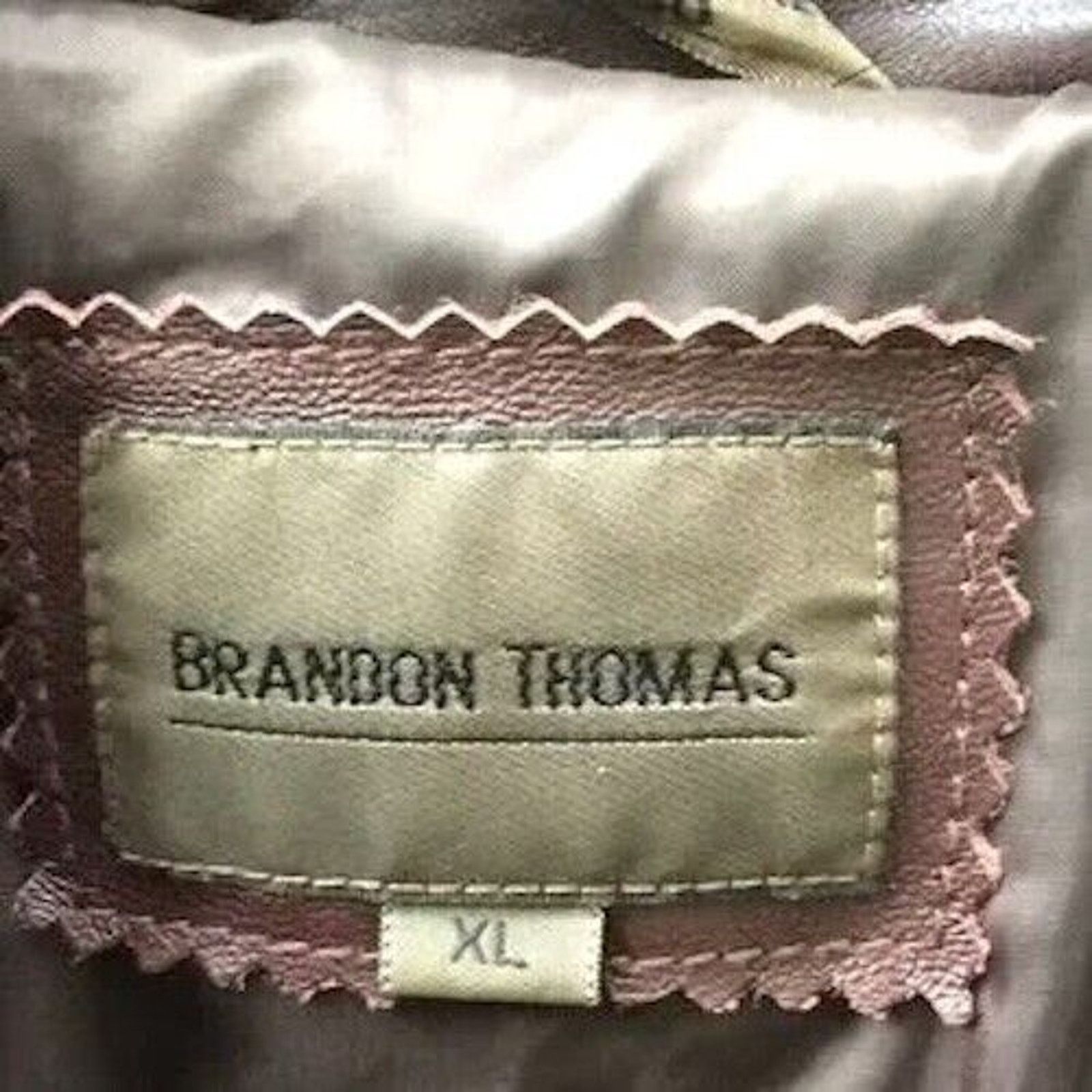 Other Ladies Leather Jacket Color- Brown/Burgundy Sz-X Large Size XL / US 12-14 / IT 48-50 - 2 Thumbnail