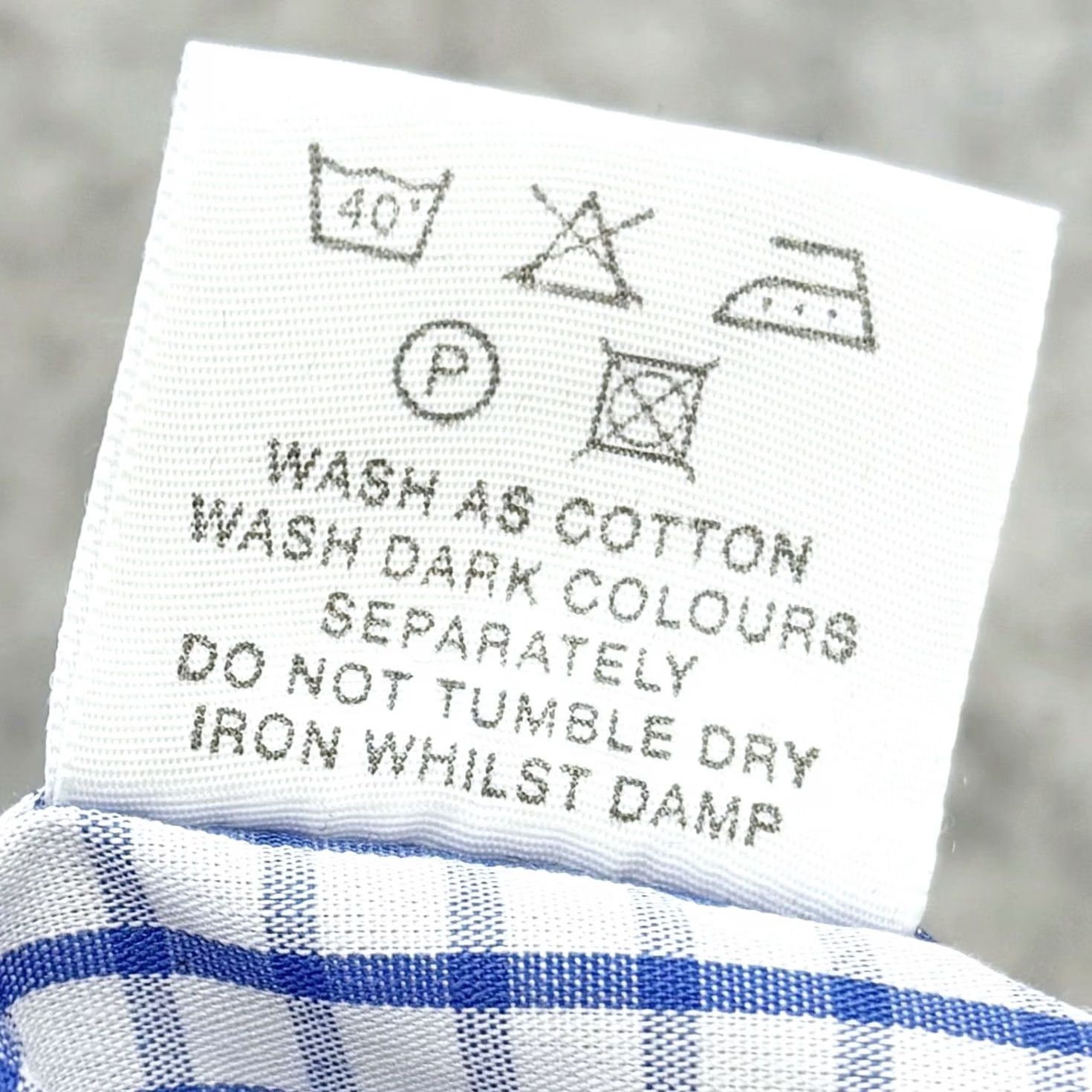 Boden Boden Shirt 16.5” Check Blue White Mens Button-Down Long Sleeve Formal Work Used Size 46R - 8 Thumbnail