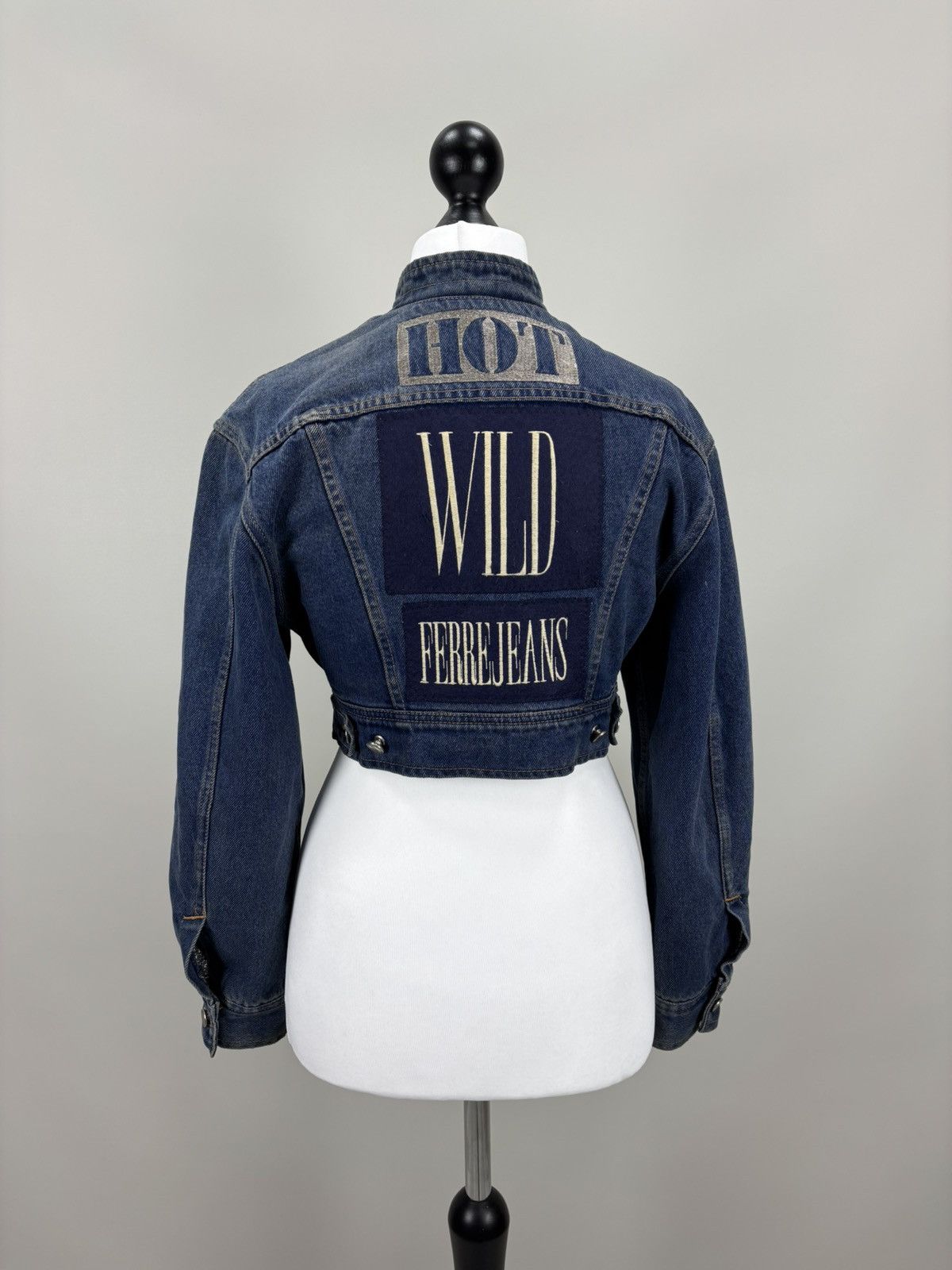 Gianfranco Ferre × Vintage Womens vintage denim jacket Gianfranco Ferre Jeans Size 36 Size XS / US 0-2 / IT 36-38 - 7 Thumbnail