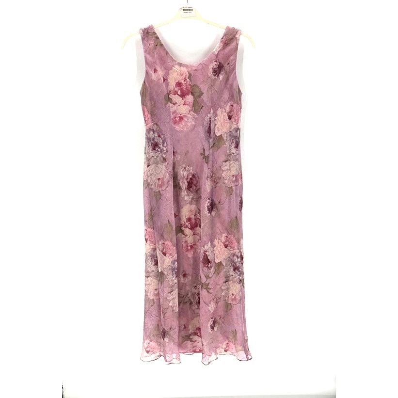 Vintage Vintage 90s R&M Richards sleeveless floral maxi dress sz 8P Size M / US 6-8 / IT 42-44 - 2 Thumbnail