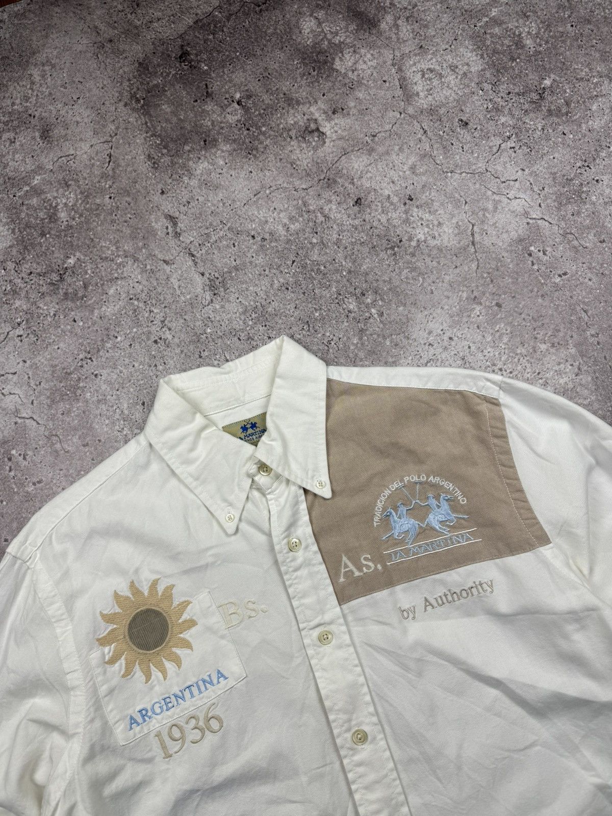 La Martina Vintage La Martina Argentina Shirt Big Logo Japanese Y2K Size US L / EU 52-54 / 3 - 3 Thumbnail