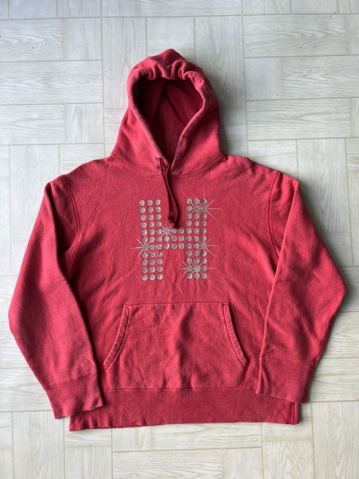 Hysteric Glamour Vintage Hysteric Glamour Rhinestone Swarowski H Logo Hoodie Size US S / EU 44-46 / 1 - 2 Thumbnail