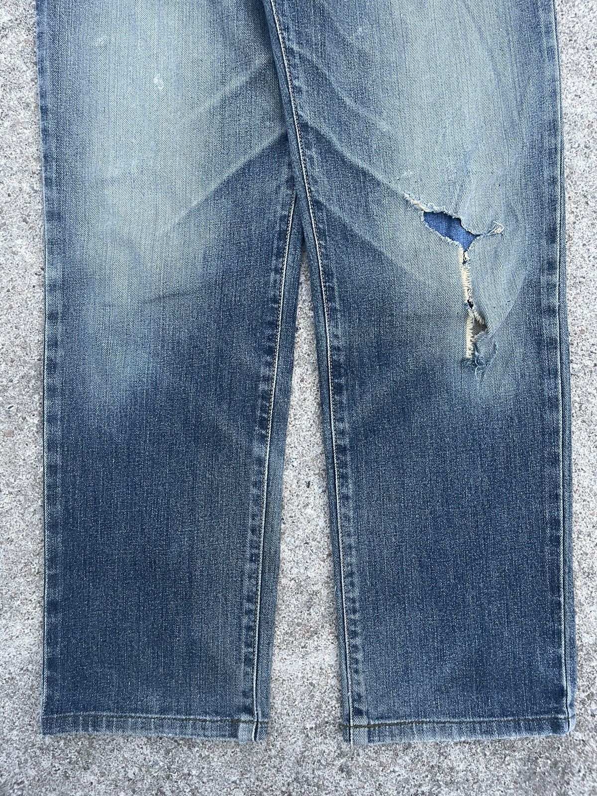 Wrangler 🔥 Wrangler Under License Distressed Denim W32🔥 Size US 32 / EU 48 - 11 Thumbnail