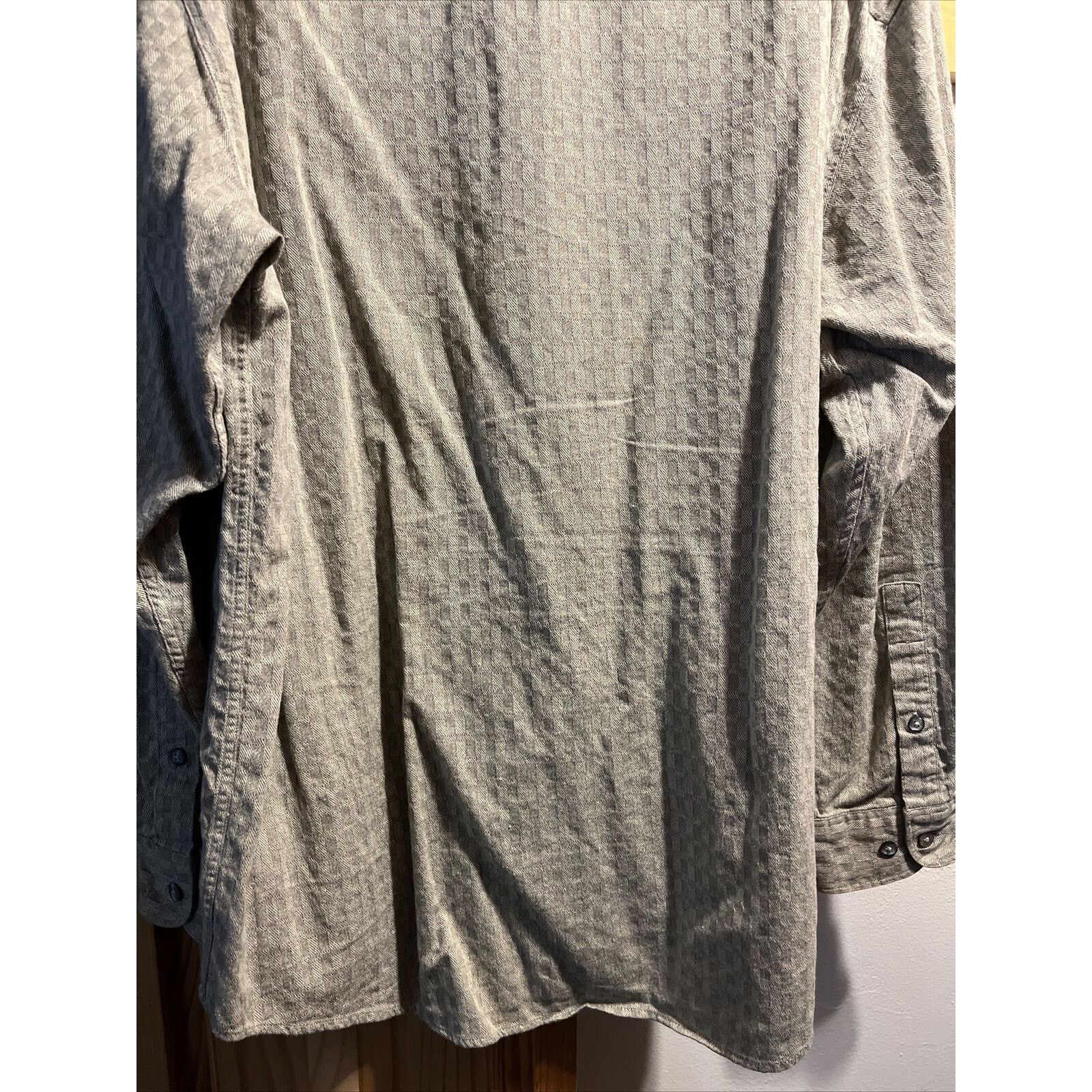 Other Va Bene VTG Men’s L Gray Check LS Button Down Cotton Shirt Size US L / EU 52-54 / 3 - 14 Thumbnail