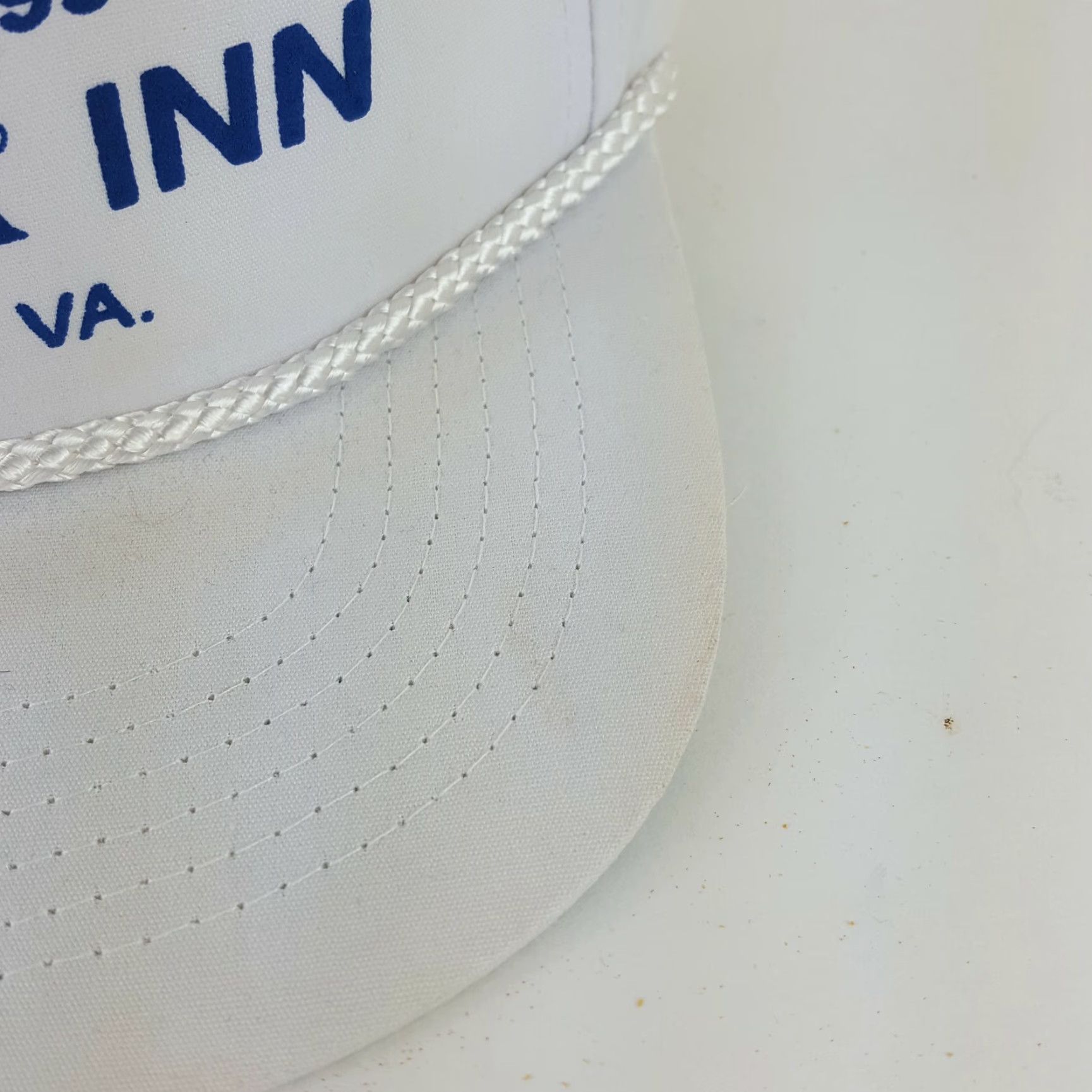 Roper VINTAGE Ramada Inn Adjustable Trucker Hat Snapback Rope White Hipster Cap Hat Men Adjustable White Retro 80s Trucker Hipster Cap Size ONE SIZE - 5 Thumbnail