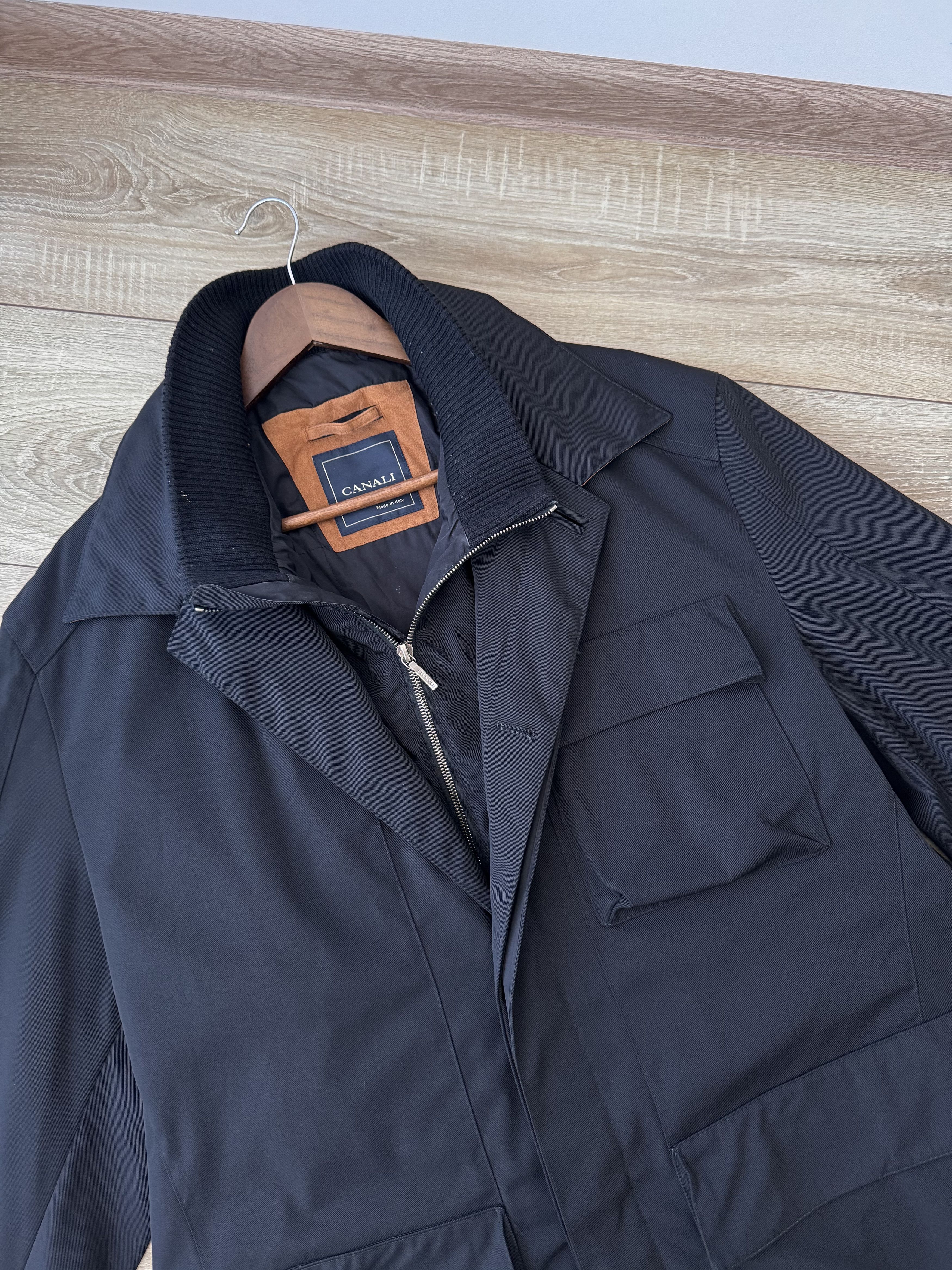 Canali Vintage Canali Rain System Sport Fabric Luxury Jacket Size US L / EU 52-54 / 3 - 5 Thumbnail