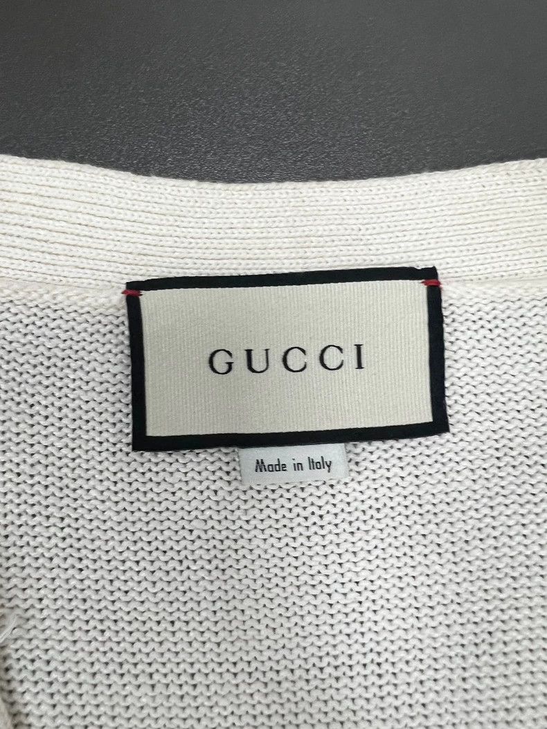 Gucci Gucci Patterned Logo Cardigan Jacket 2504-Nextarrow Size S / US 4 / IT 40 - 4 Thumbnail