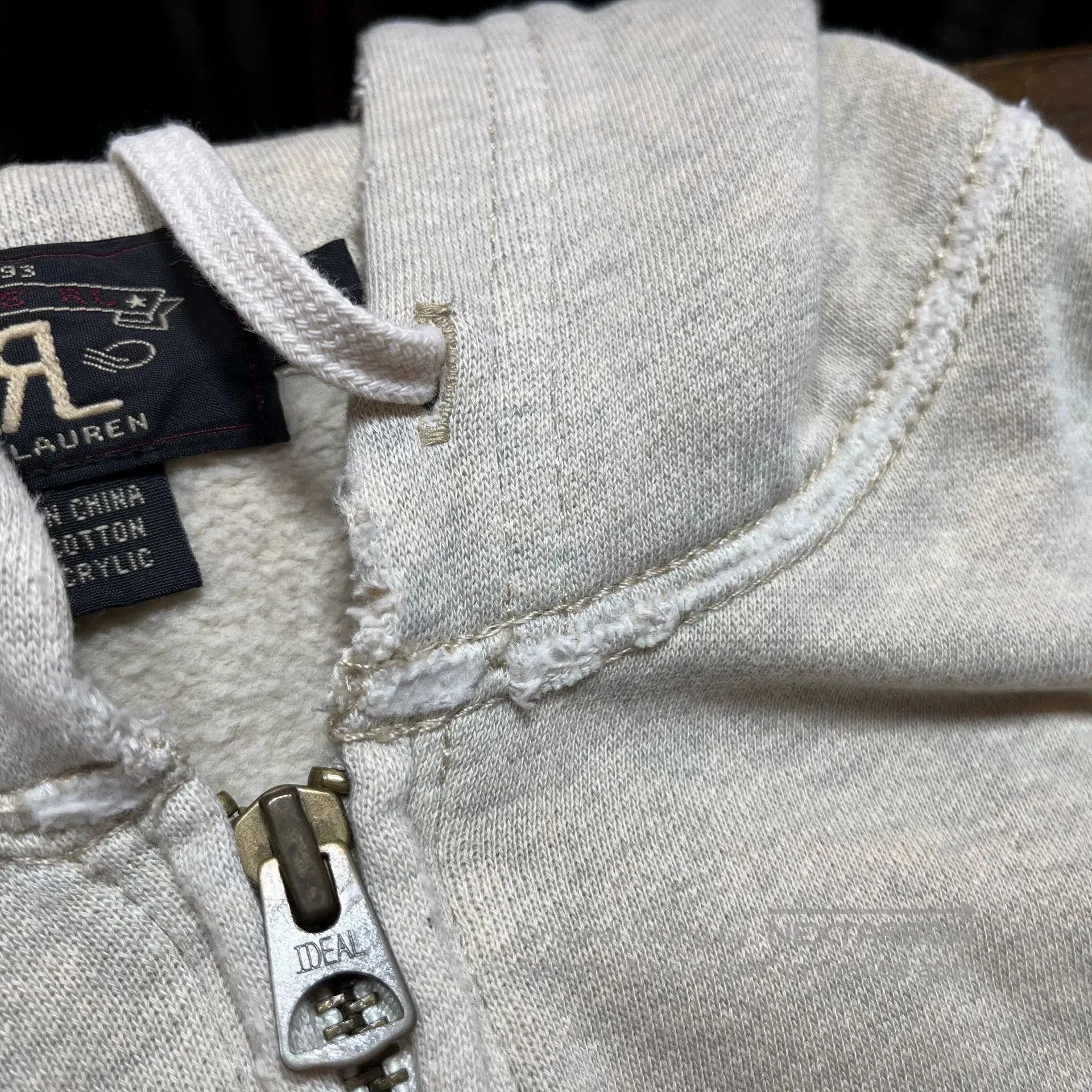 RRL Ralph Lauren rrl vintage-style zip-up hoodie. Size US M / EU 48-50 / 2 - 4 Thumbnail