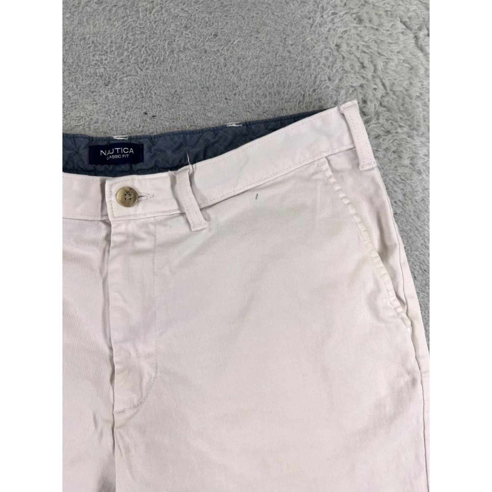Nautica Nautica Shorts Men 36 Pink Cotton Blend Twill Chino Golf Outdoor Casual Modern Fit Men’s Pink Nautica Shorts Size US 36 / EU 52 - 5 Thumbnail