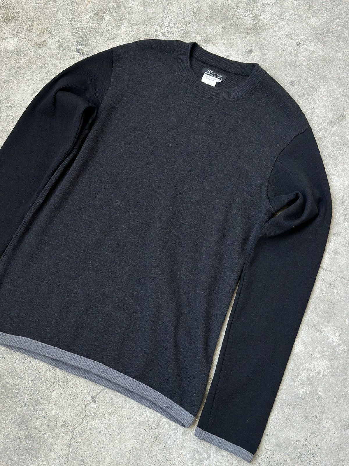 Yohji Yamamoto Y's For Men 90s Black Godzilla Knit Sweater | Grailed