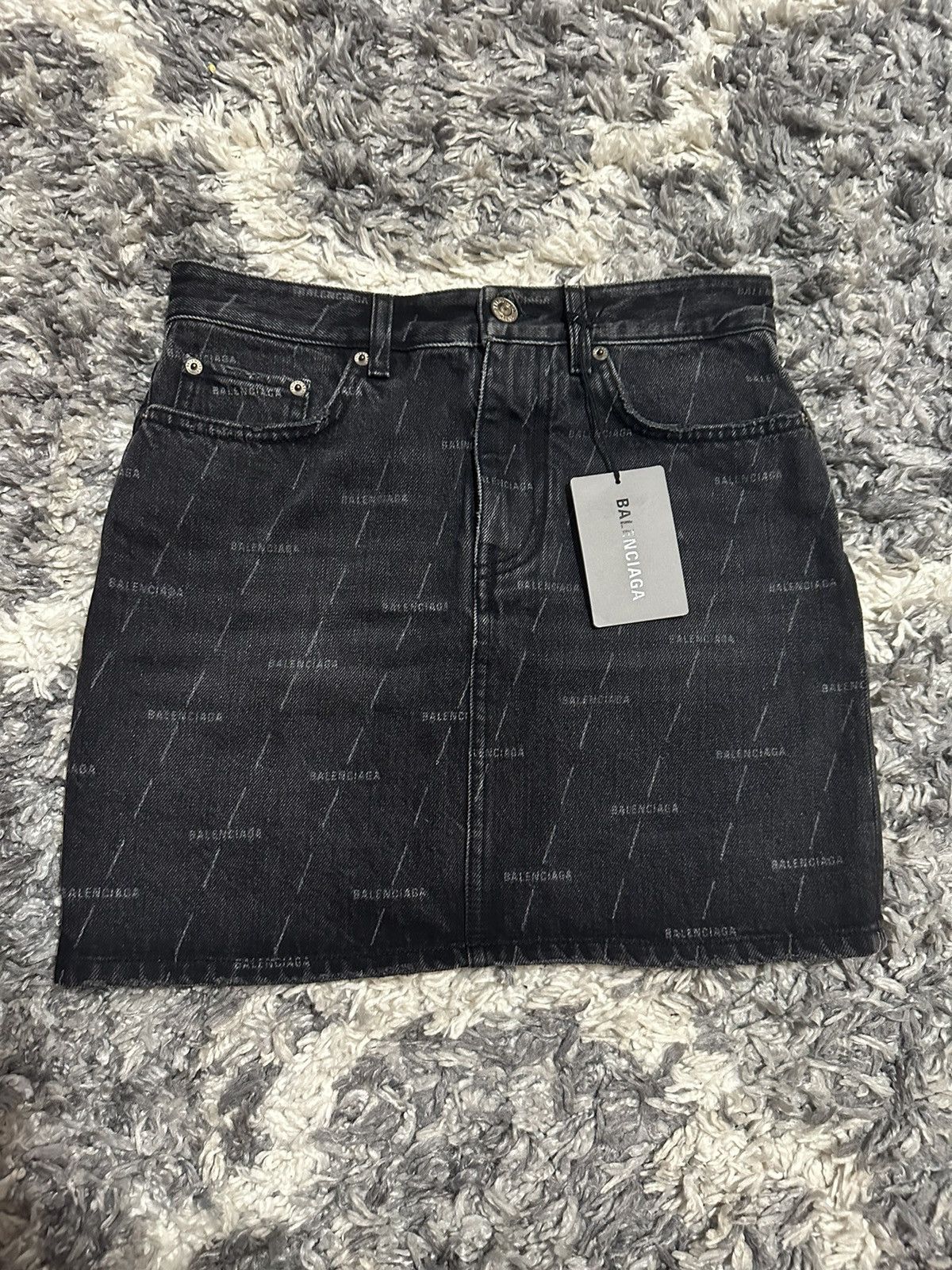 Balenciaga Mini 5 pocket skirt Size 26" / US 2 / IT 38 - 1 Thumbnail