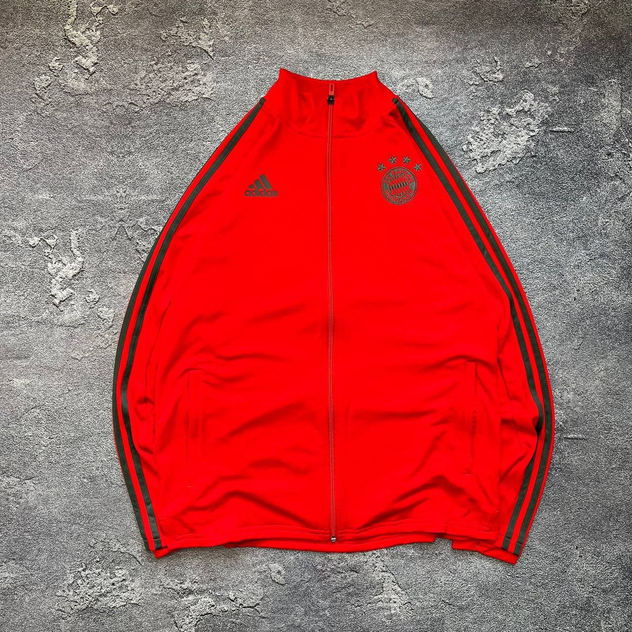 Adidas × Vintage 2018 Adidas Bayern Munchen Zip Hoodie Y2K Size US L / EU 52-54 / 3 - 8 Thumbnail