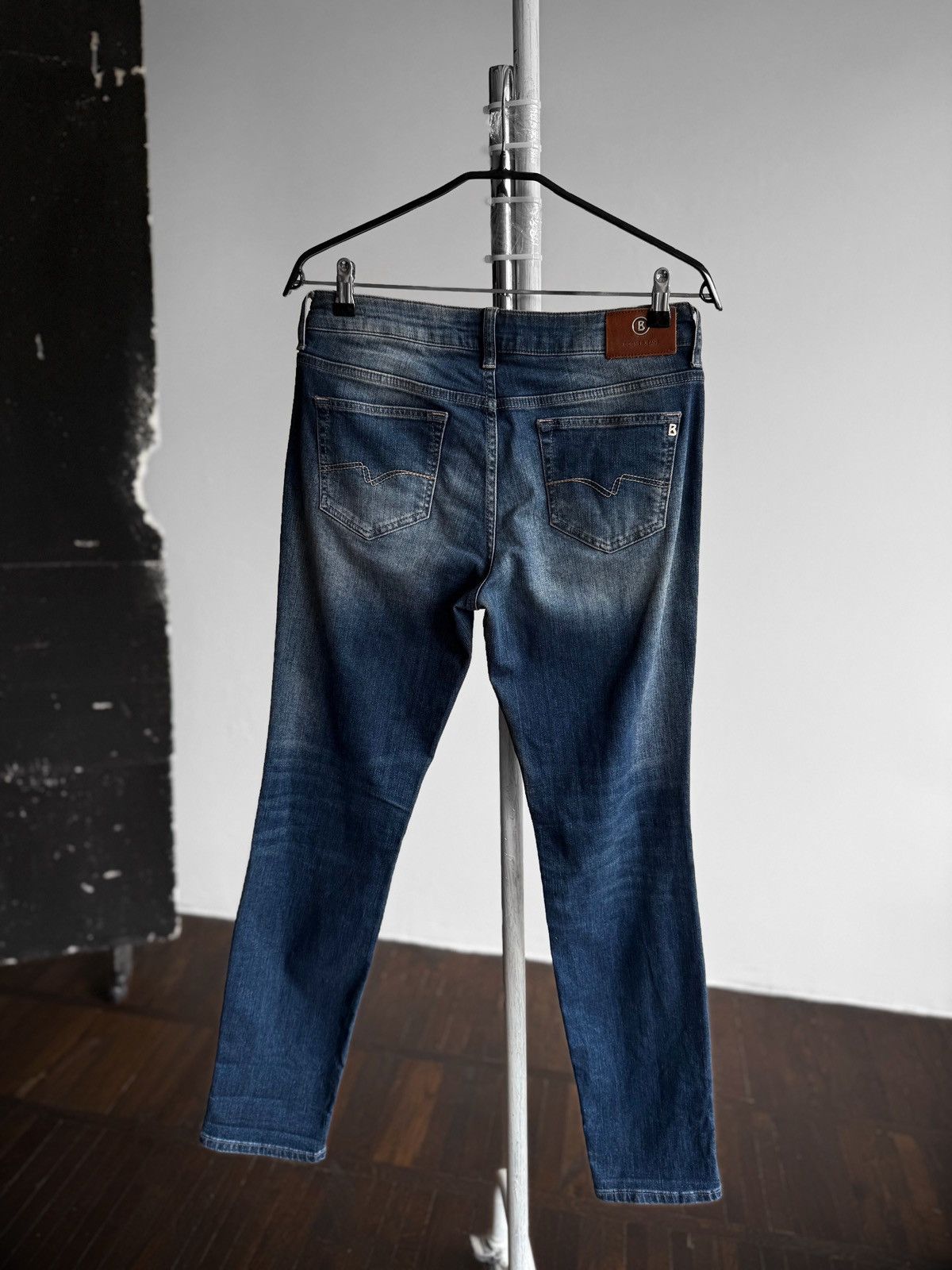 Bogner Bogner Jeans Womens Distressed Ripped Slim Fit Denim Jeans Size 32" / US 10 / IT 46 - 2 Thumbnail